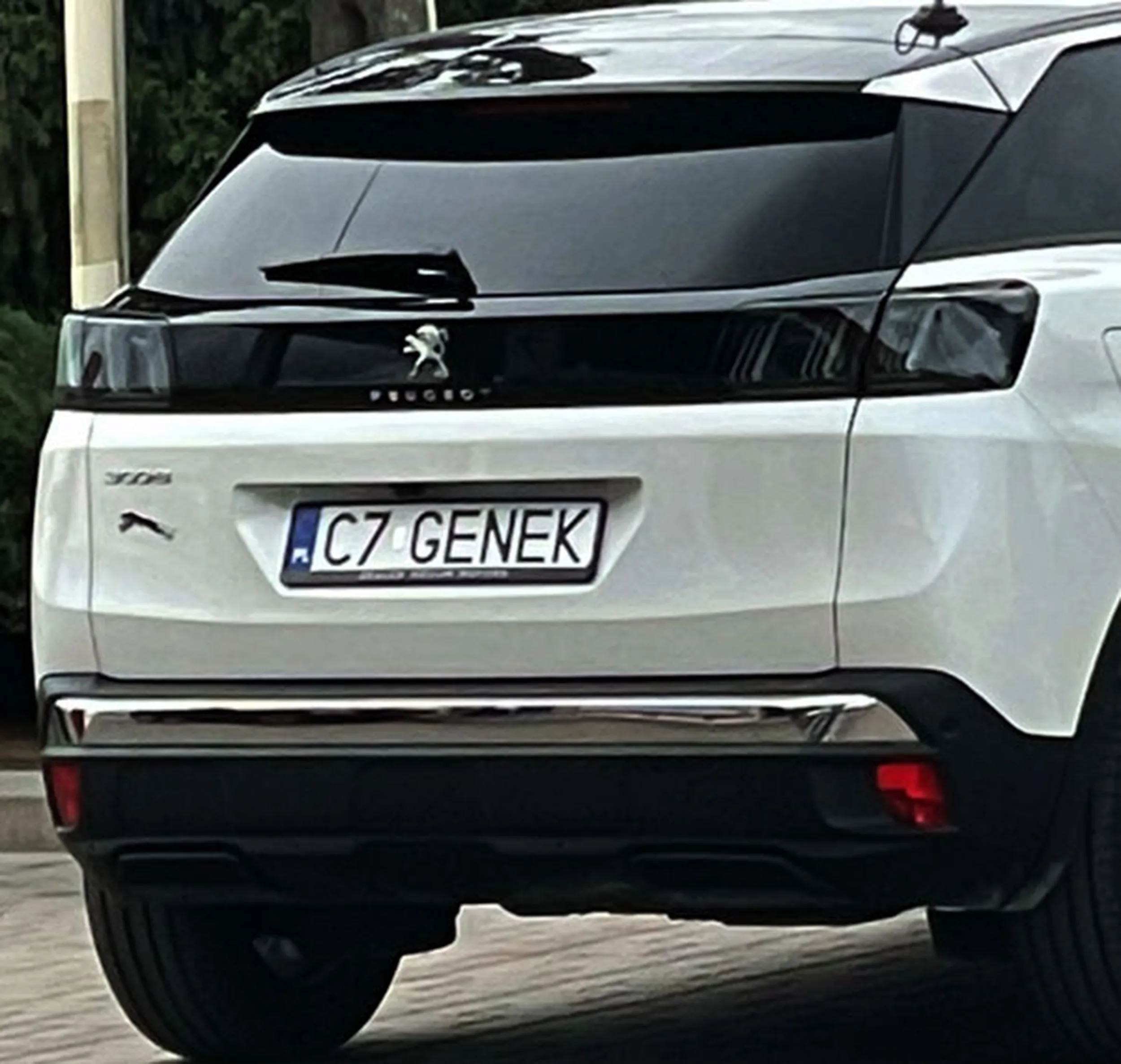 Fajny numer, blacha C7 GENEK