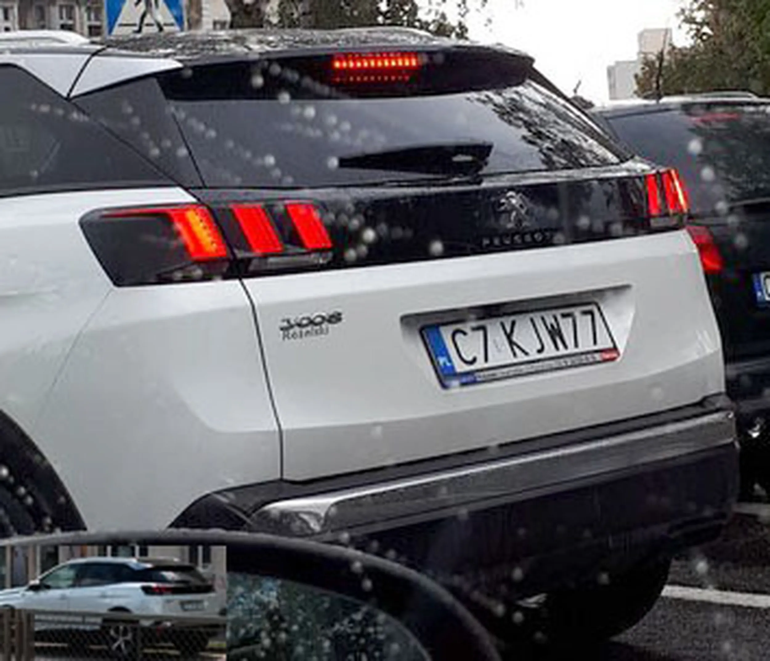 Fajny numer, blacha C7 KJW77