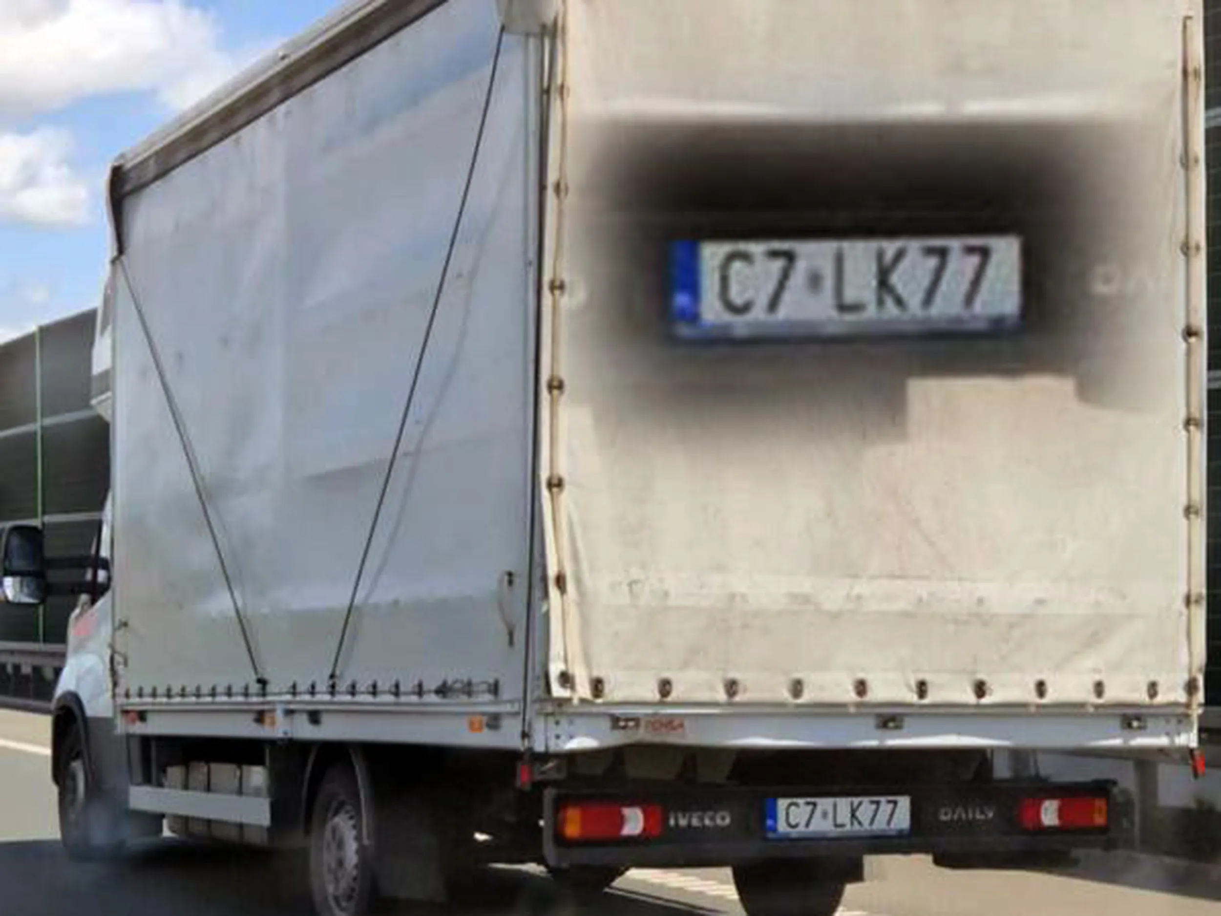 Fajny numer, blacha C7 LK77