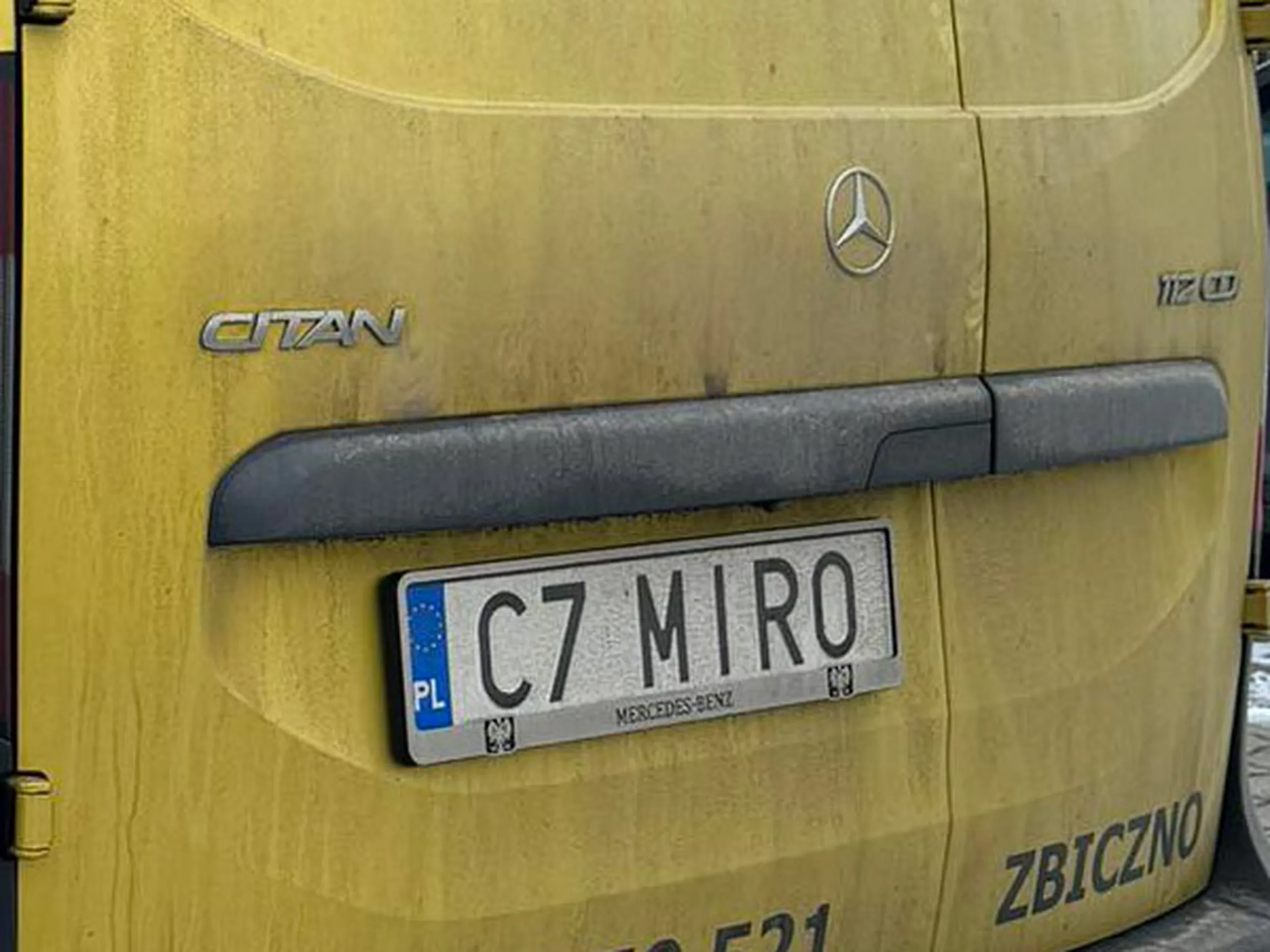 Fajny numer, blacha C7 MIRO