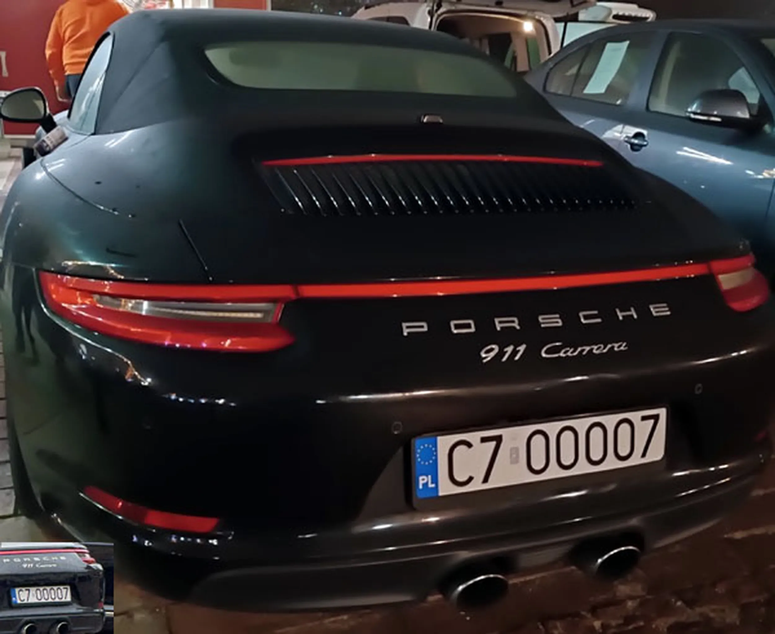 Fajny numer, blacha C7 OOOO7