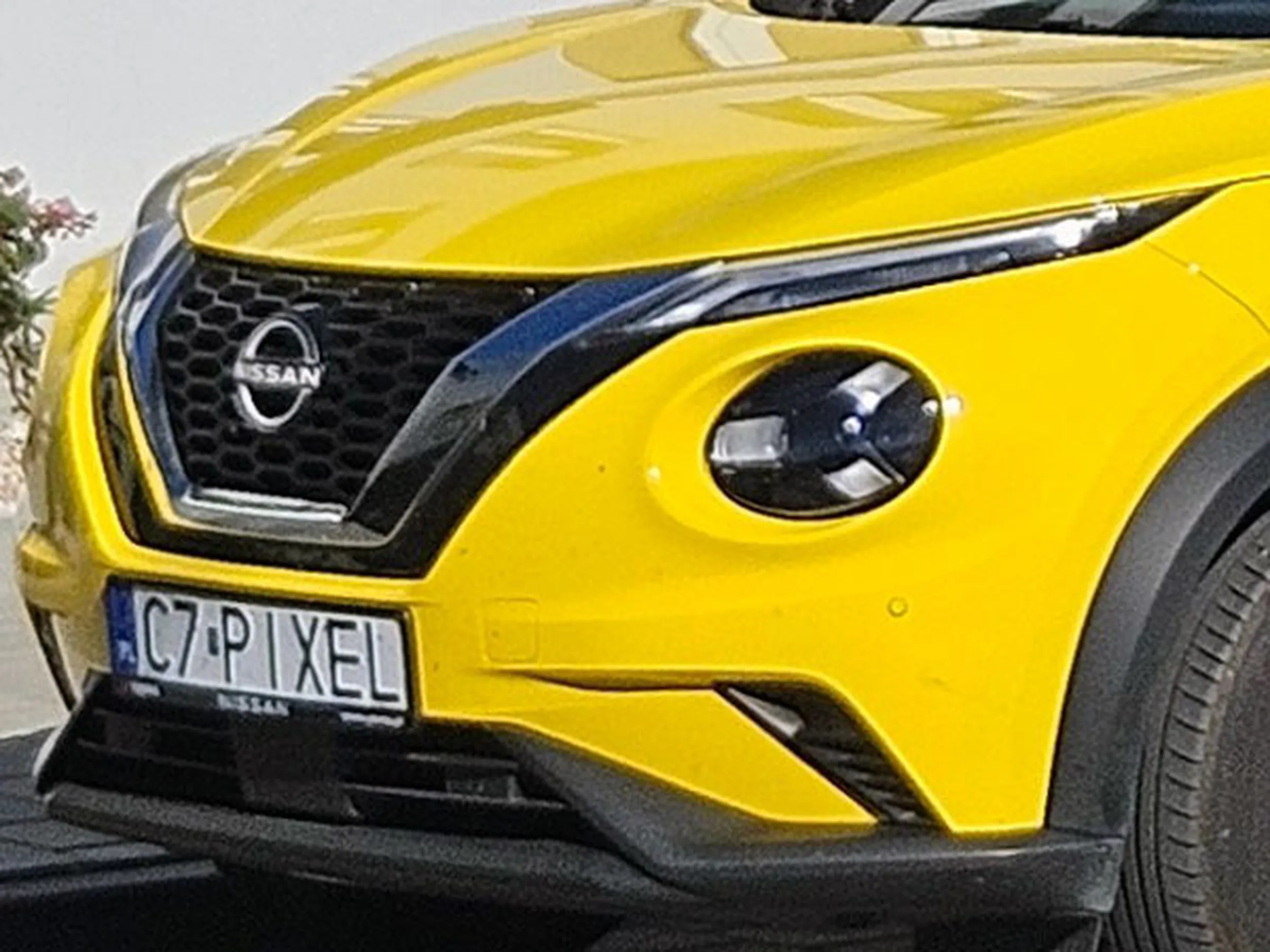 Fajny numer, blacha C7 PIXEL