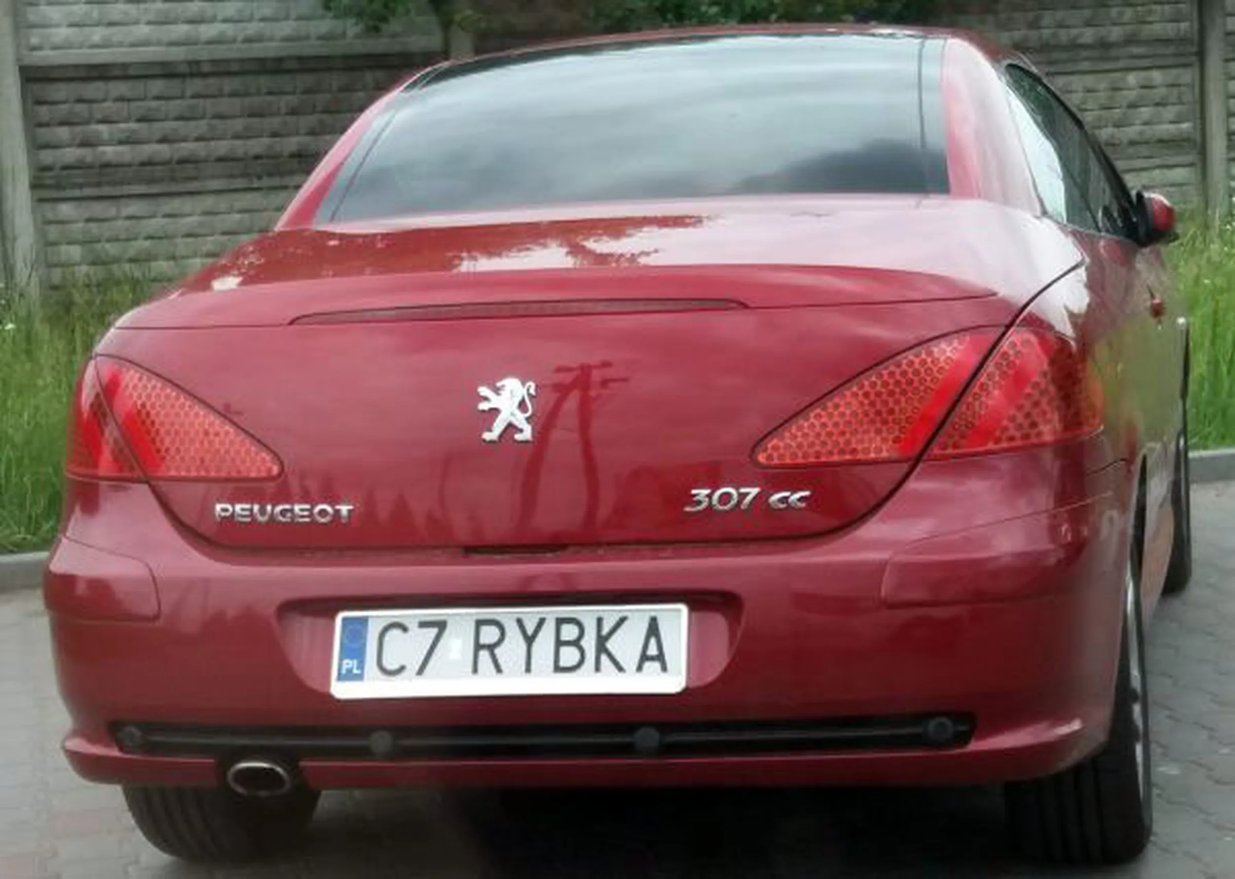 Fajny numer, blacha C7 RYBKA