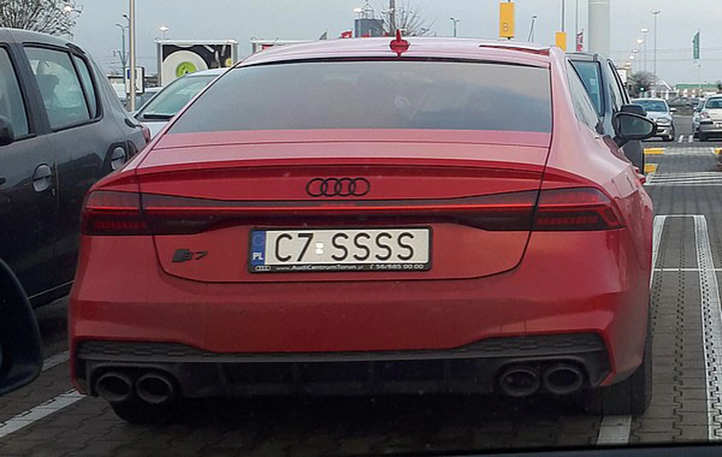 Fajny numer, blacha C7 SSSS