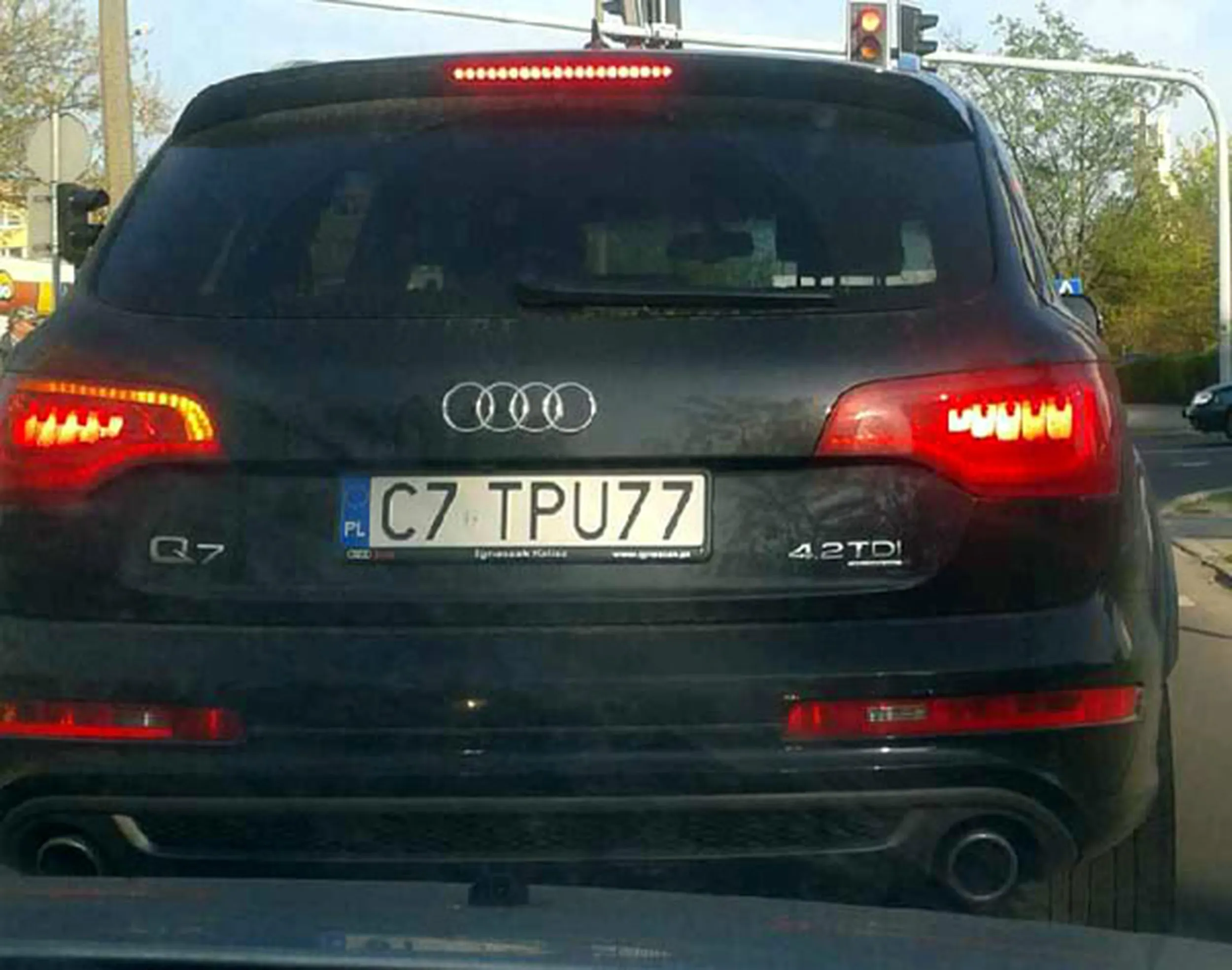 Fajny numer, blacha C7 TPU77