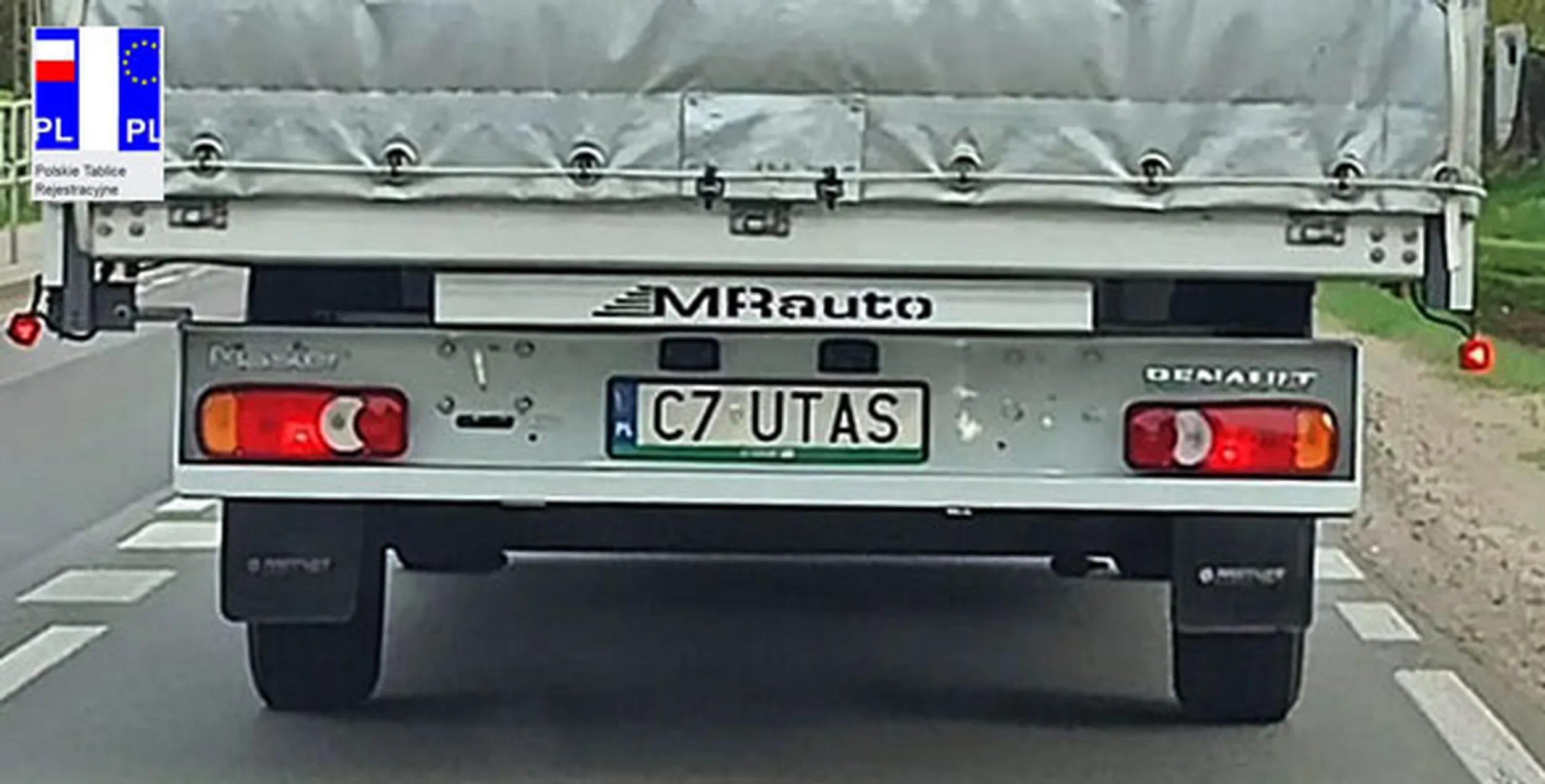 Fajny numer, blacha C7 UTAS