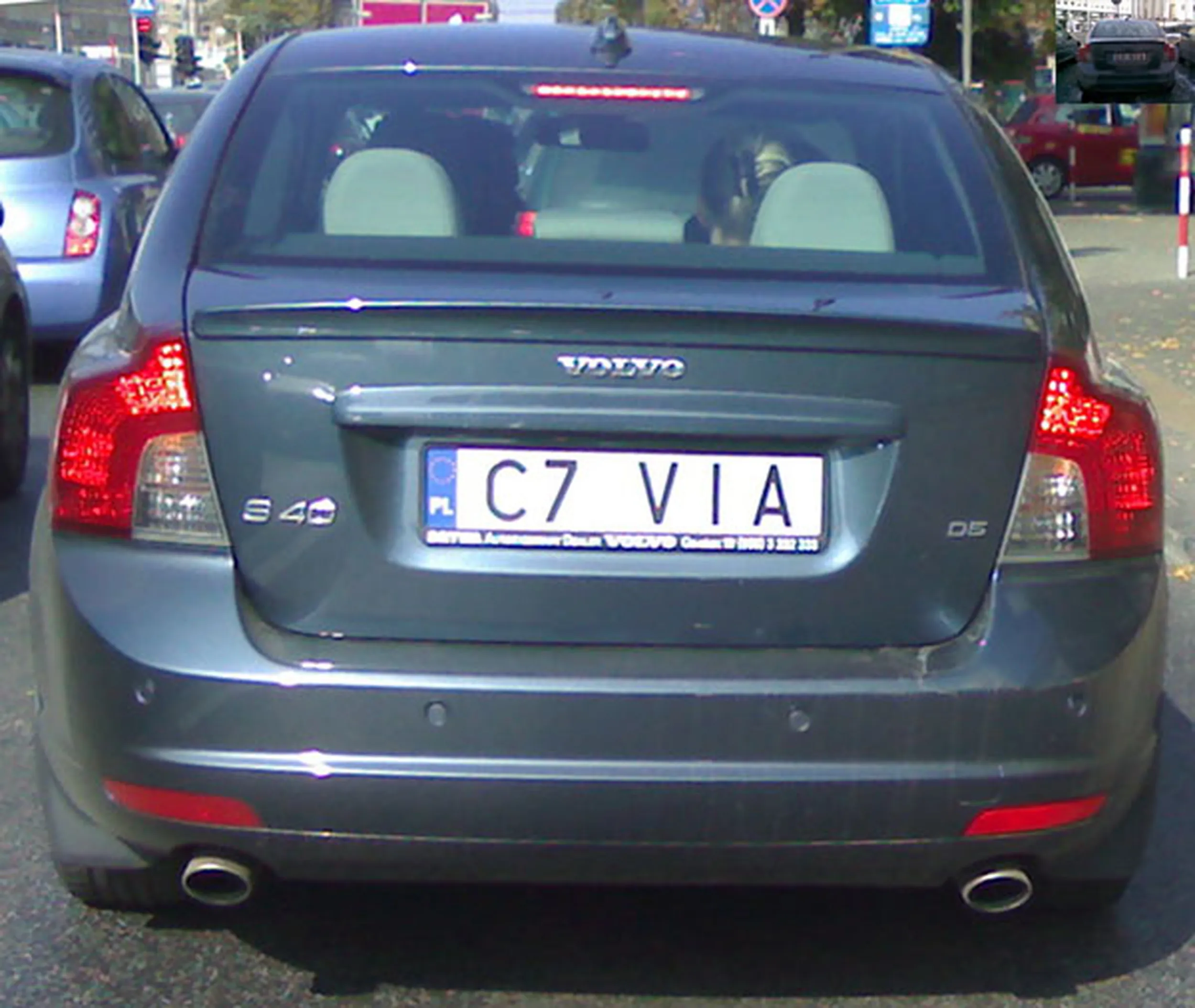 Fajny numer, blacha C7 VIA