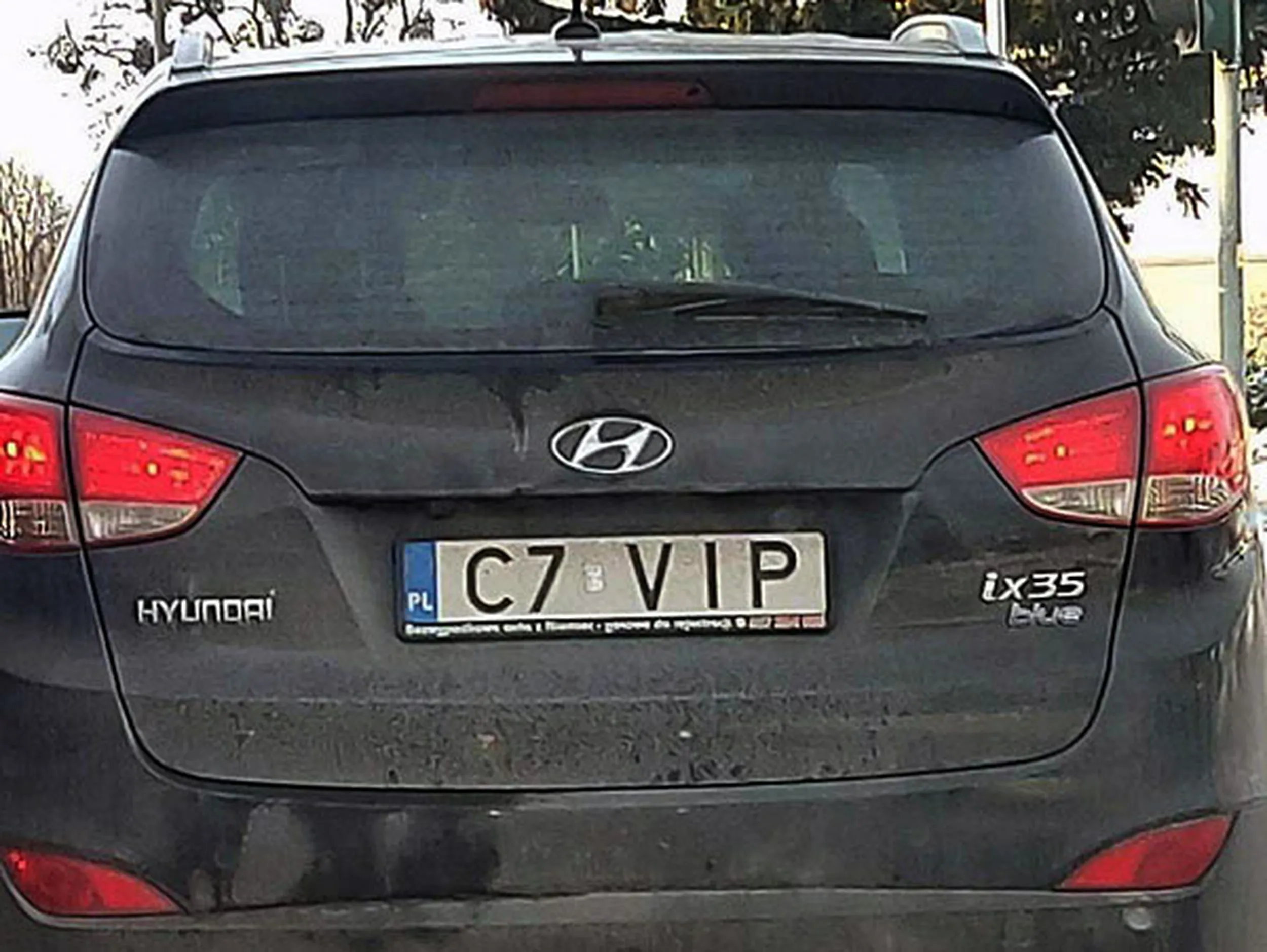 Fajny numer, blacha C7 VIP