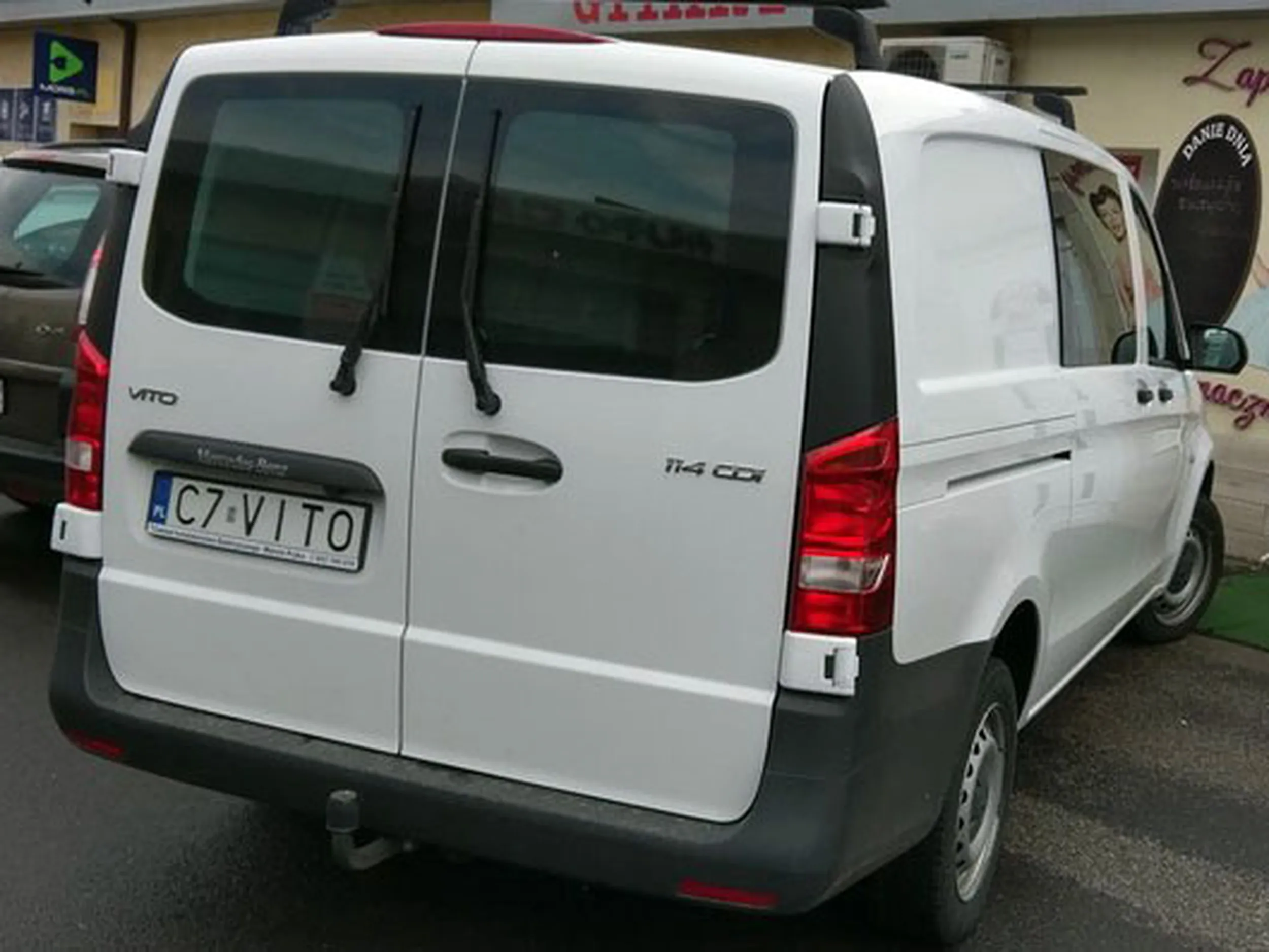 Fajny numer, blacha C7 VITO