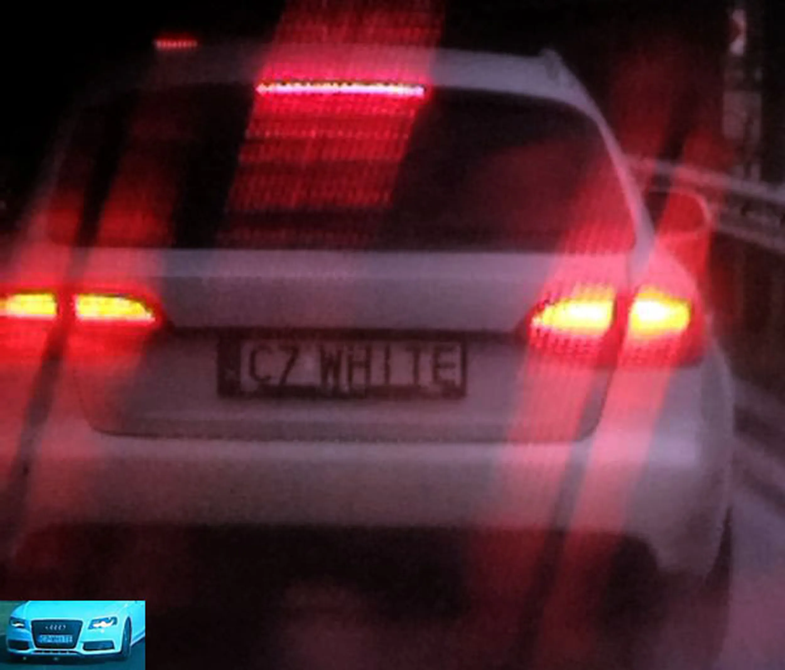 Fajny numer, blacha C7 WHITE