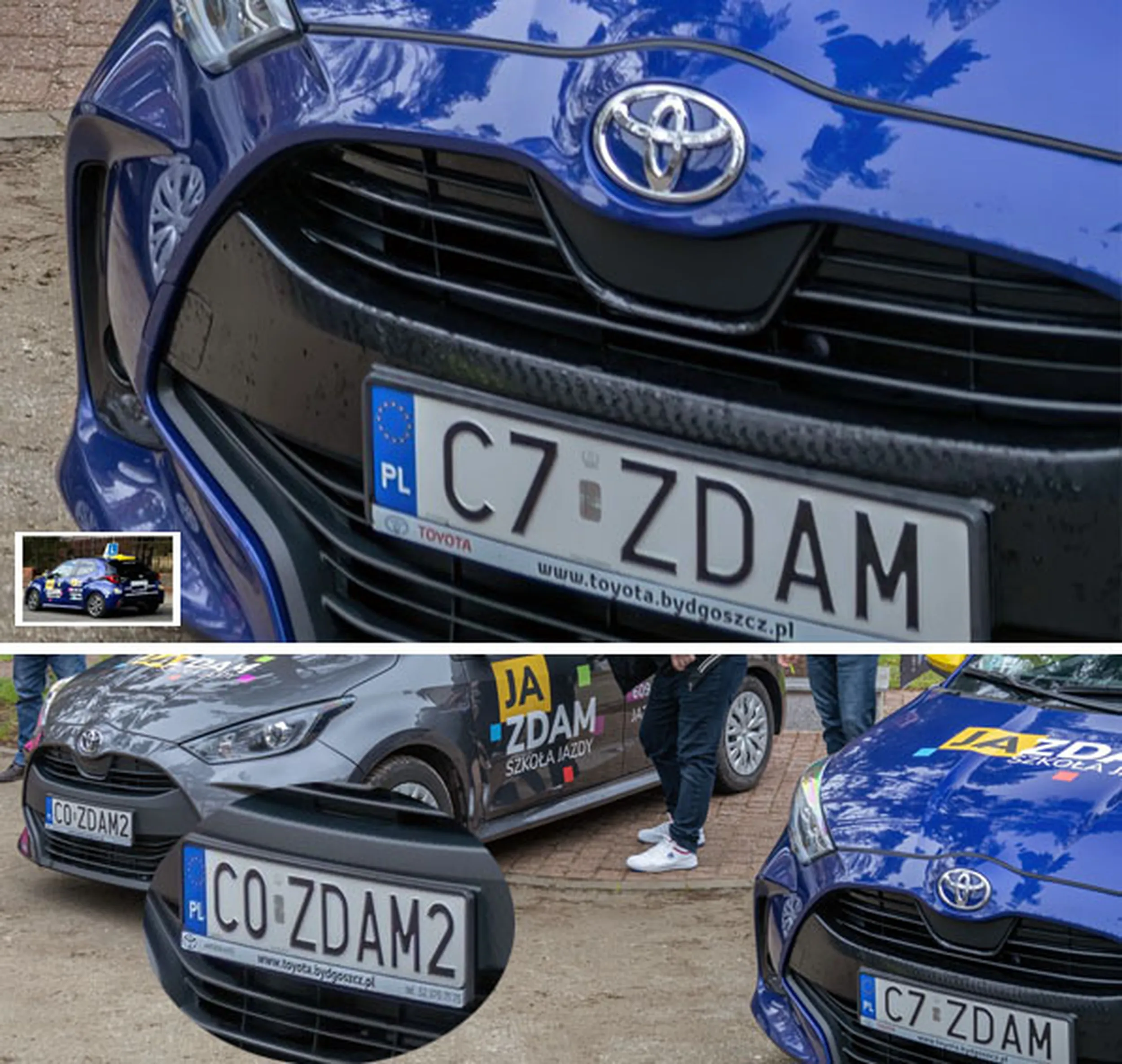 Fajny numer, blacha C7 ZDAM