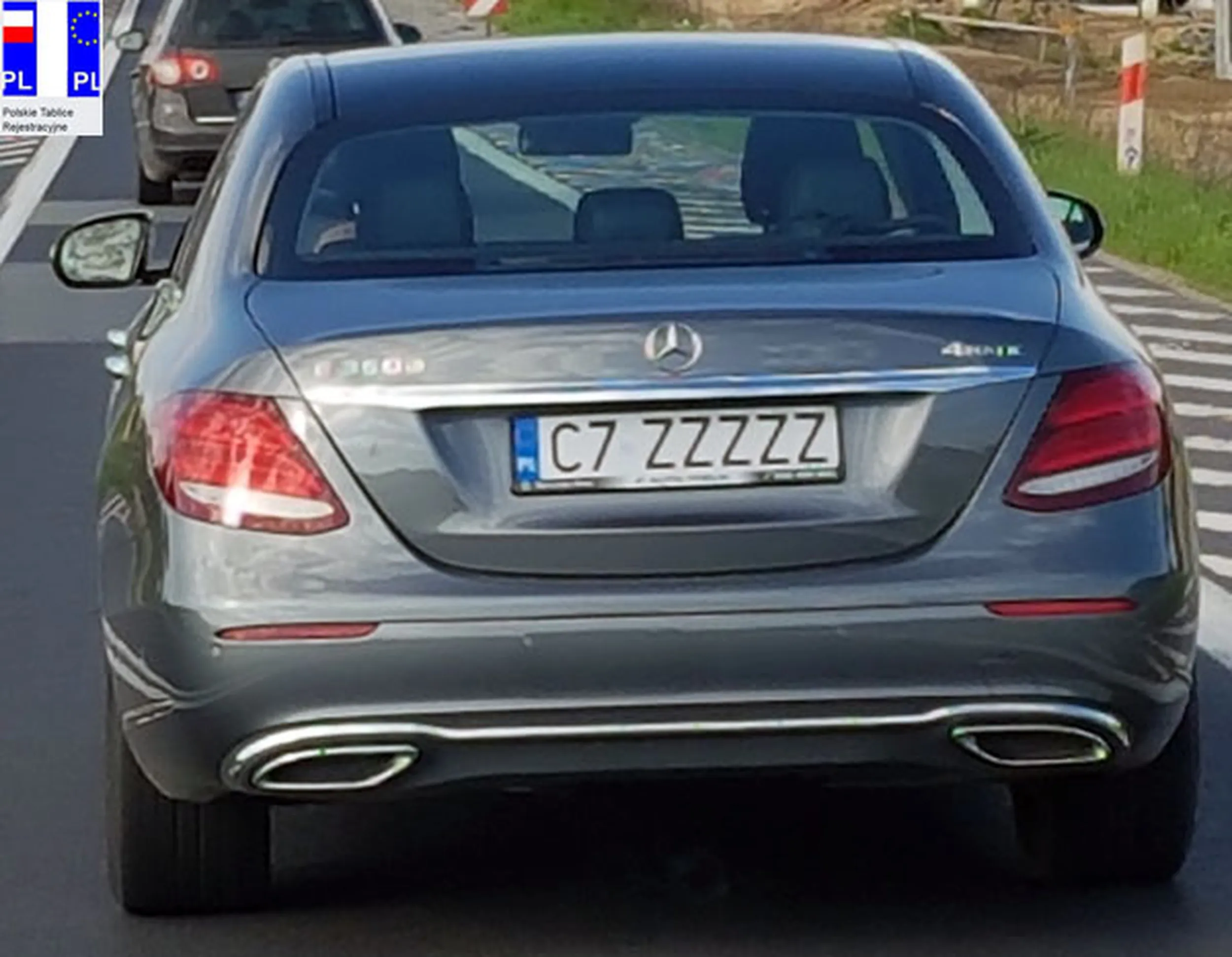 Fajny numer, blacha C7 ZZZZZ