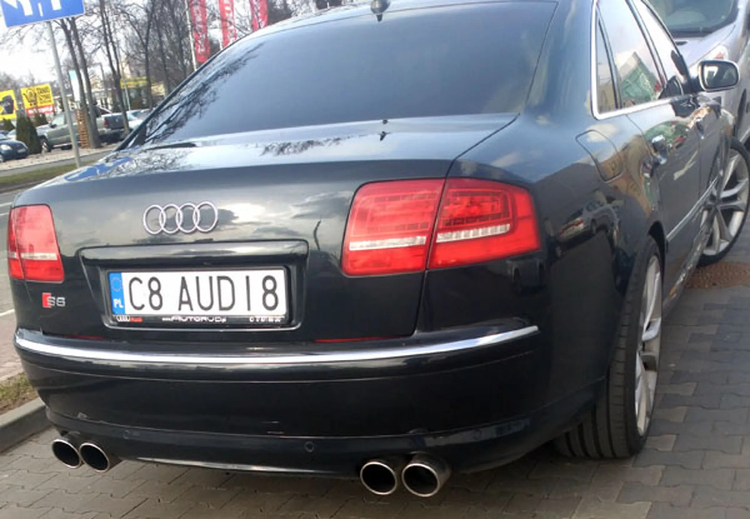 Fajny numer, blacha C8 AUDI8