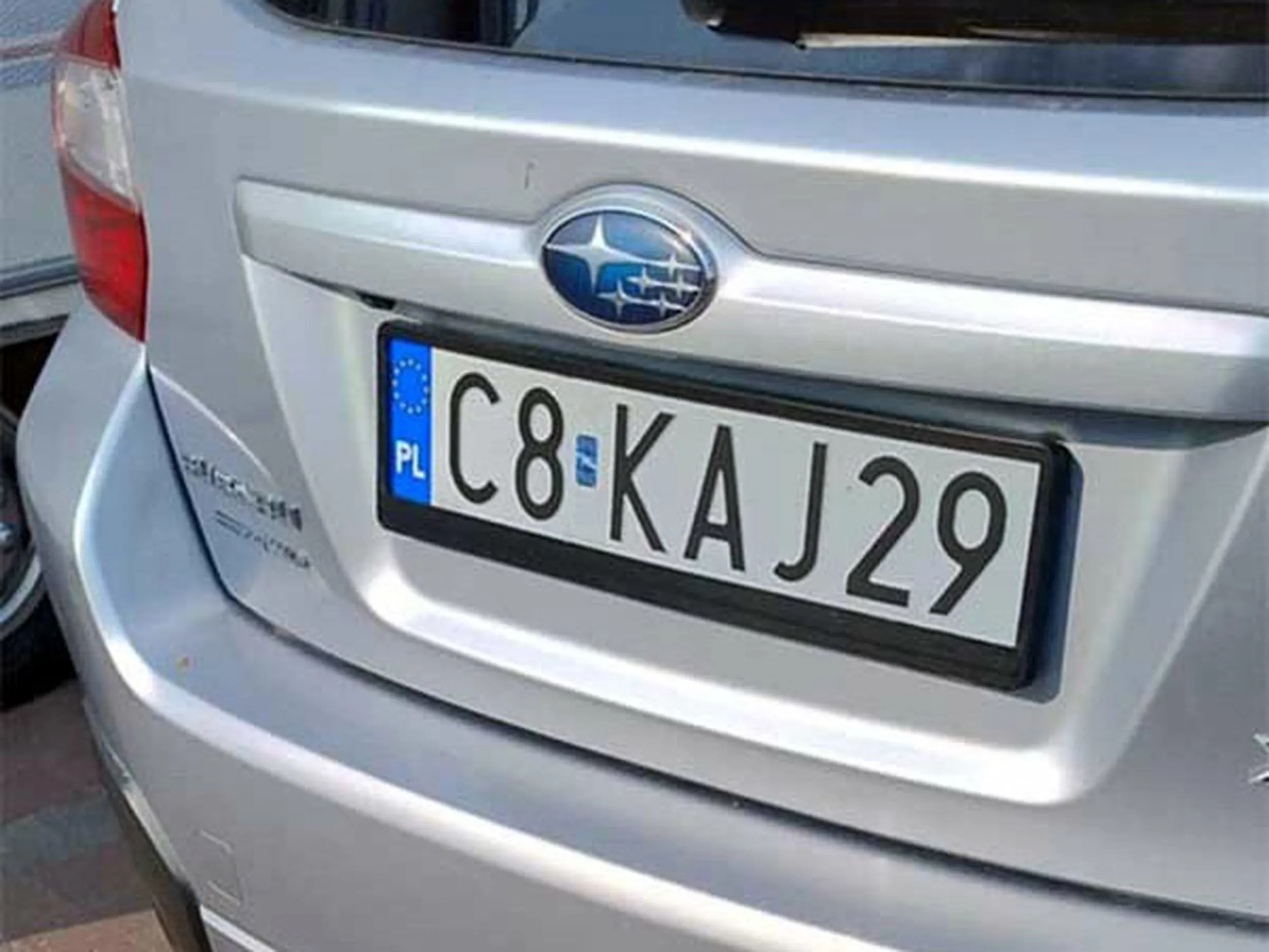 Fajny numer, blacha C8 KAJ29