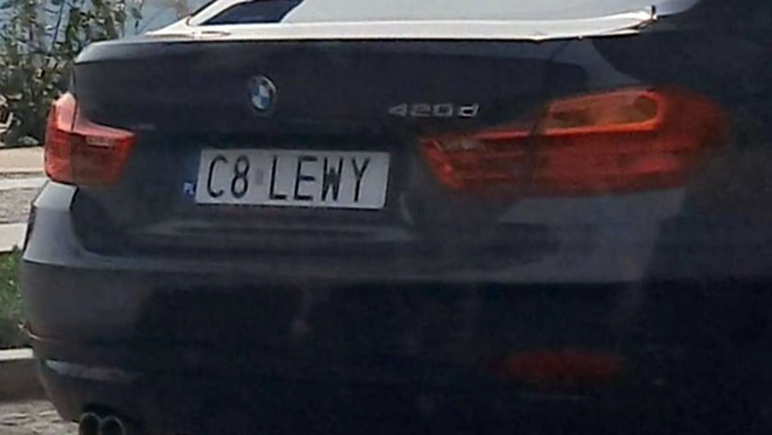 Fajny numer, blacha C8 LEWY