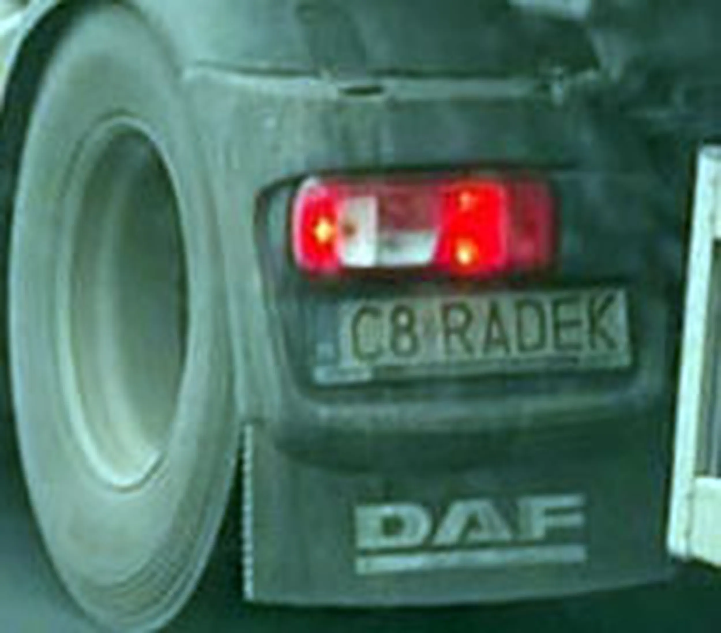 Fajny numer, blacha C8 RADEK