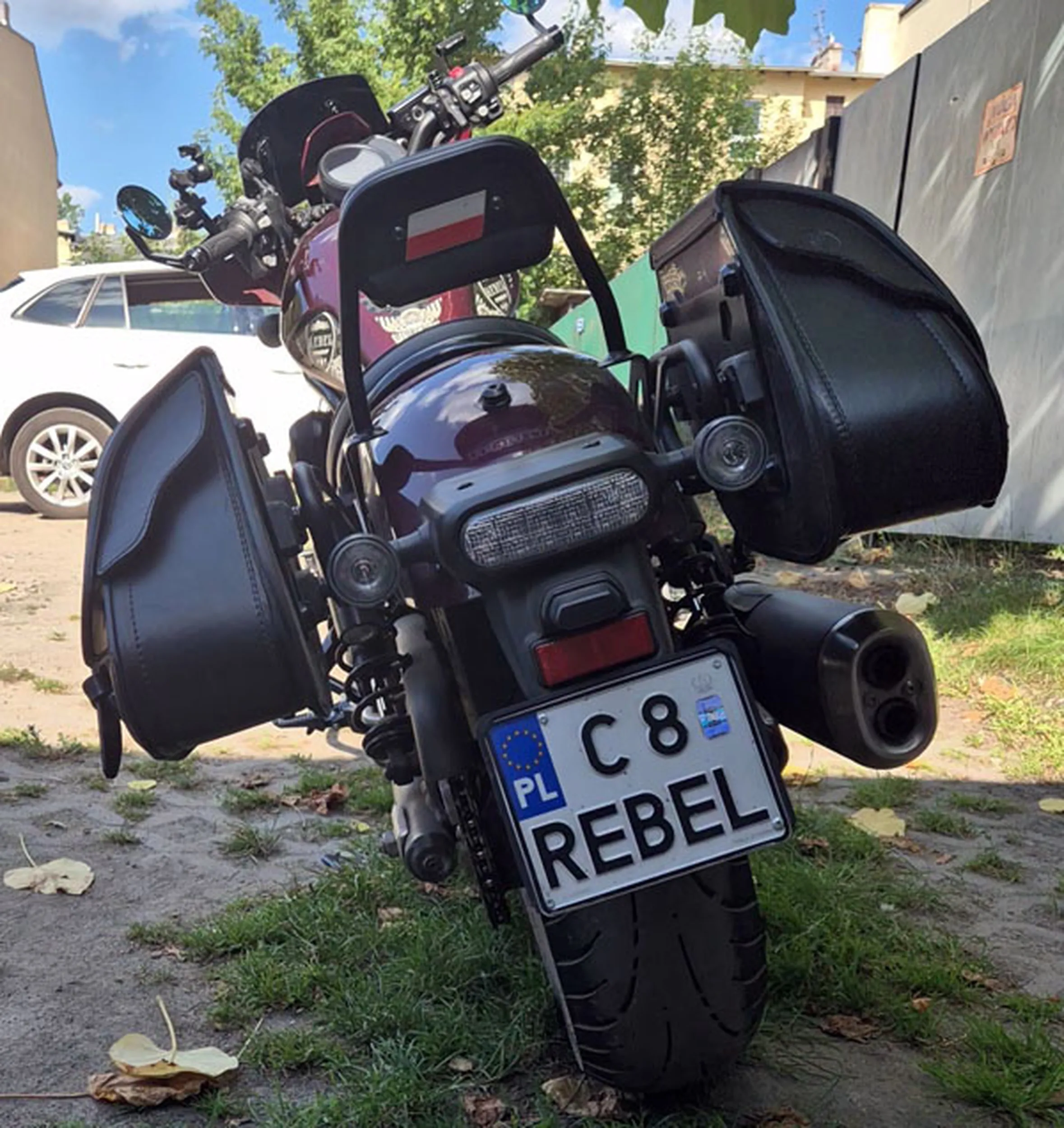 Fajny numer, blacha C8 REBEL