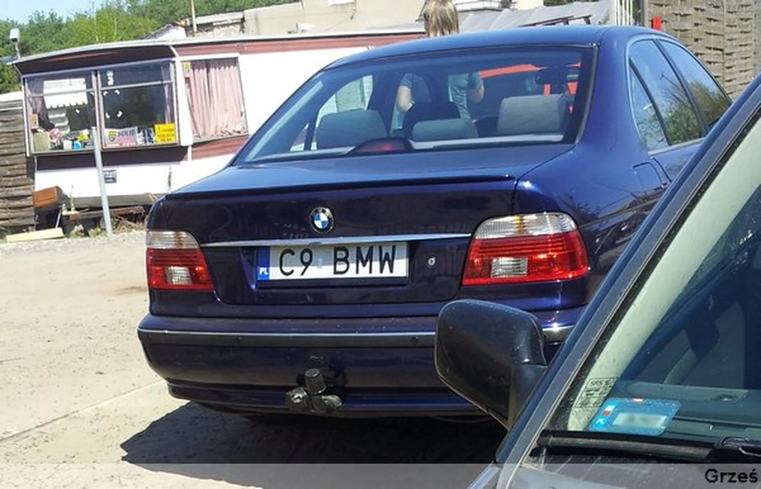 Fajny numer, blacha C9 BMW
