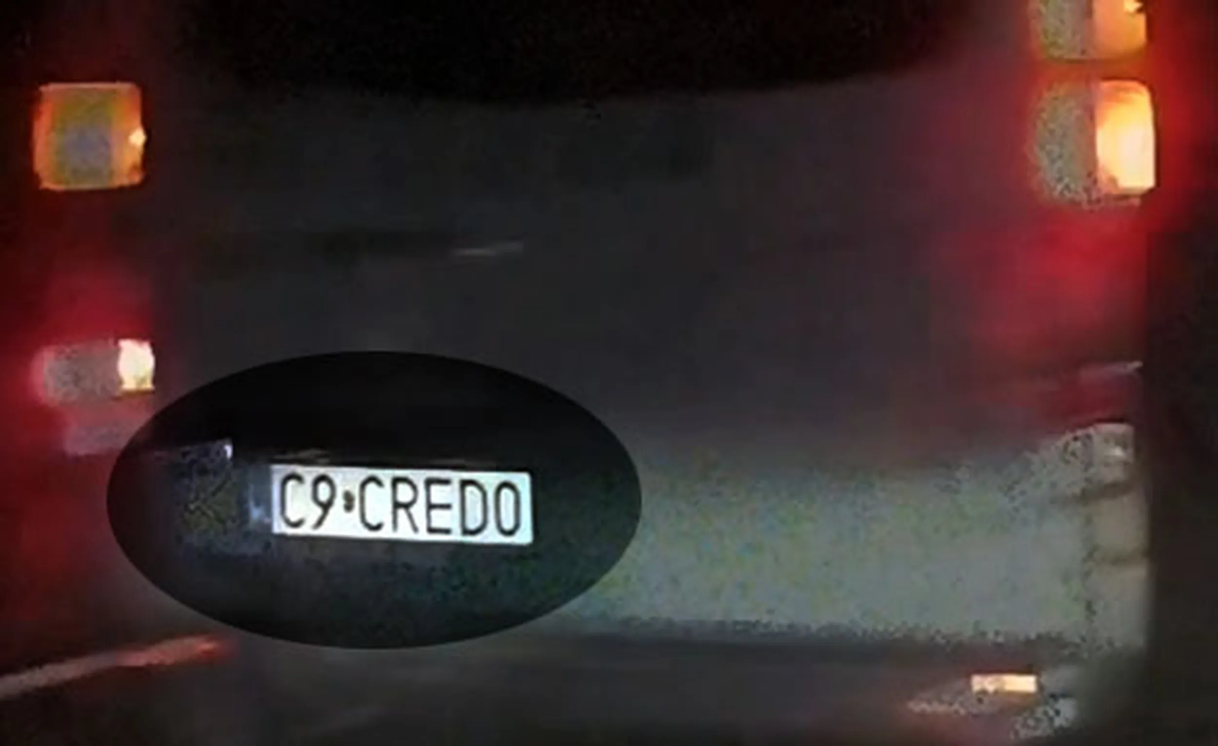 Fajny numer, blacha C9 CRED0