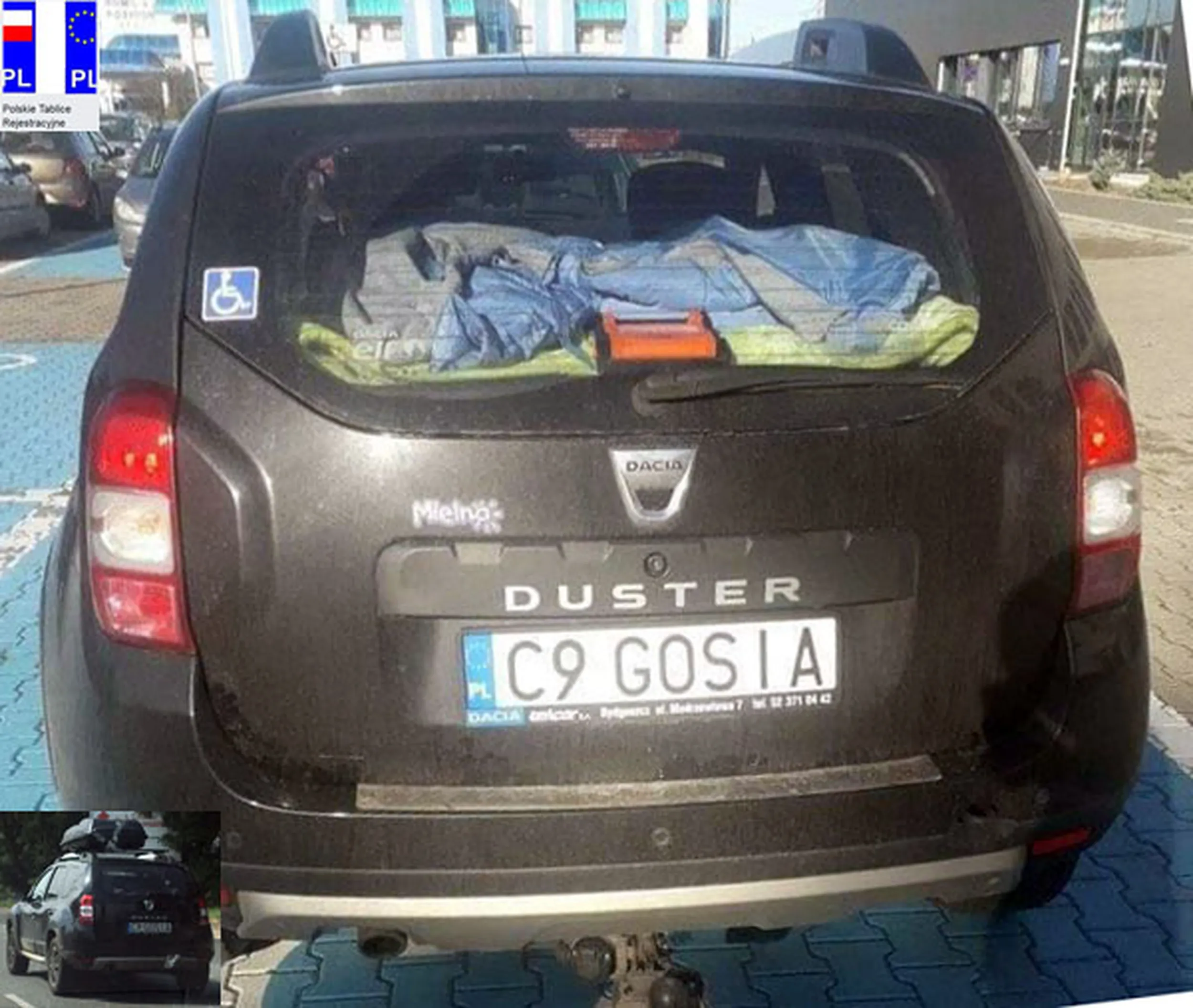 Fajny numer, blacha C9 GOSIA