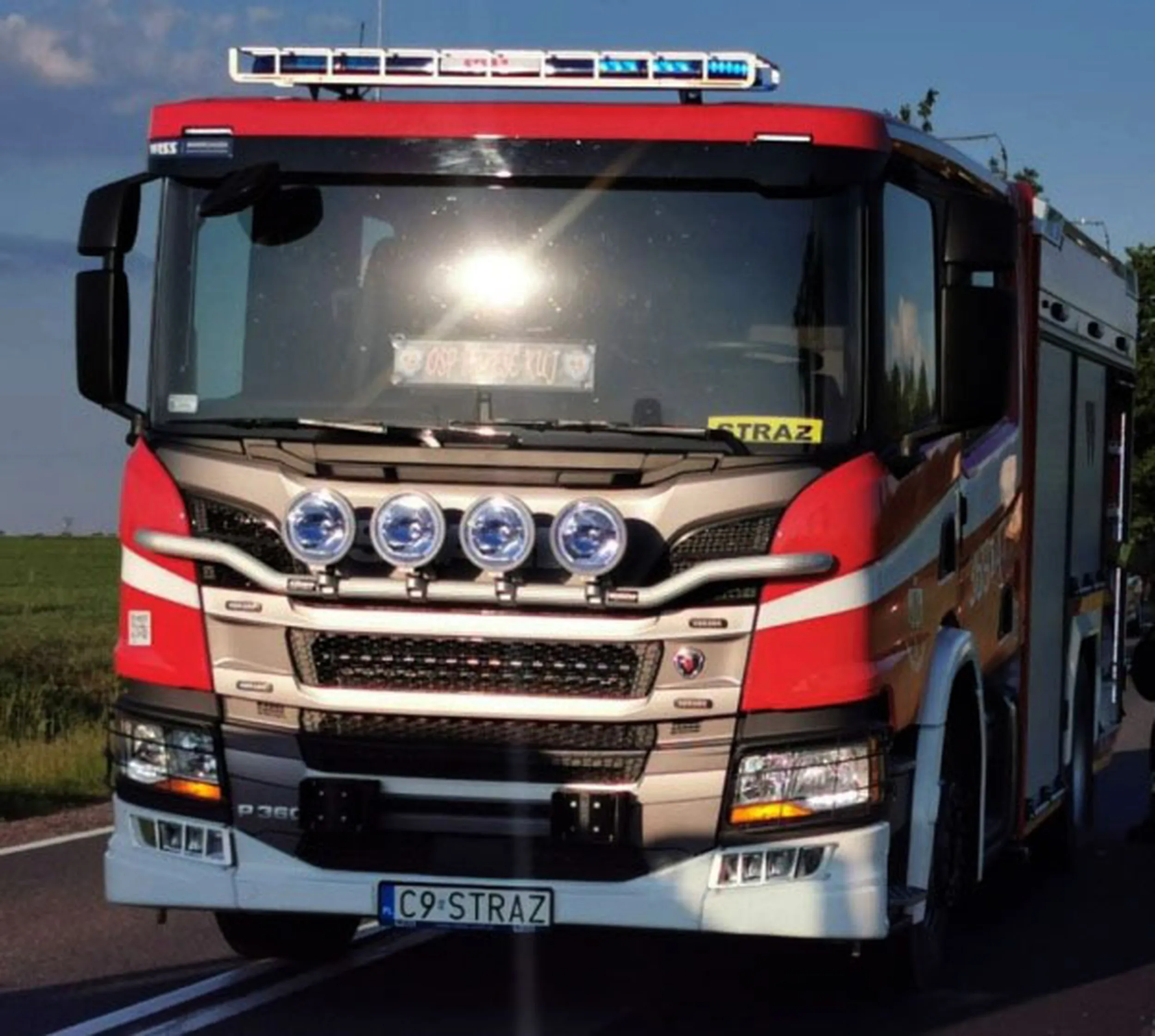 Fajny numer, blacha C9 STRAZ