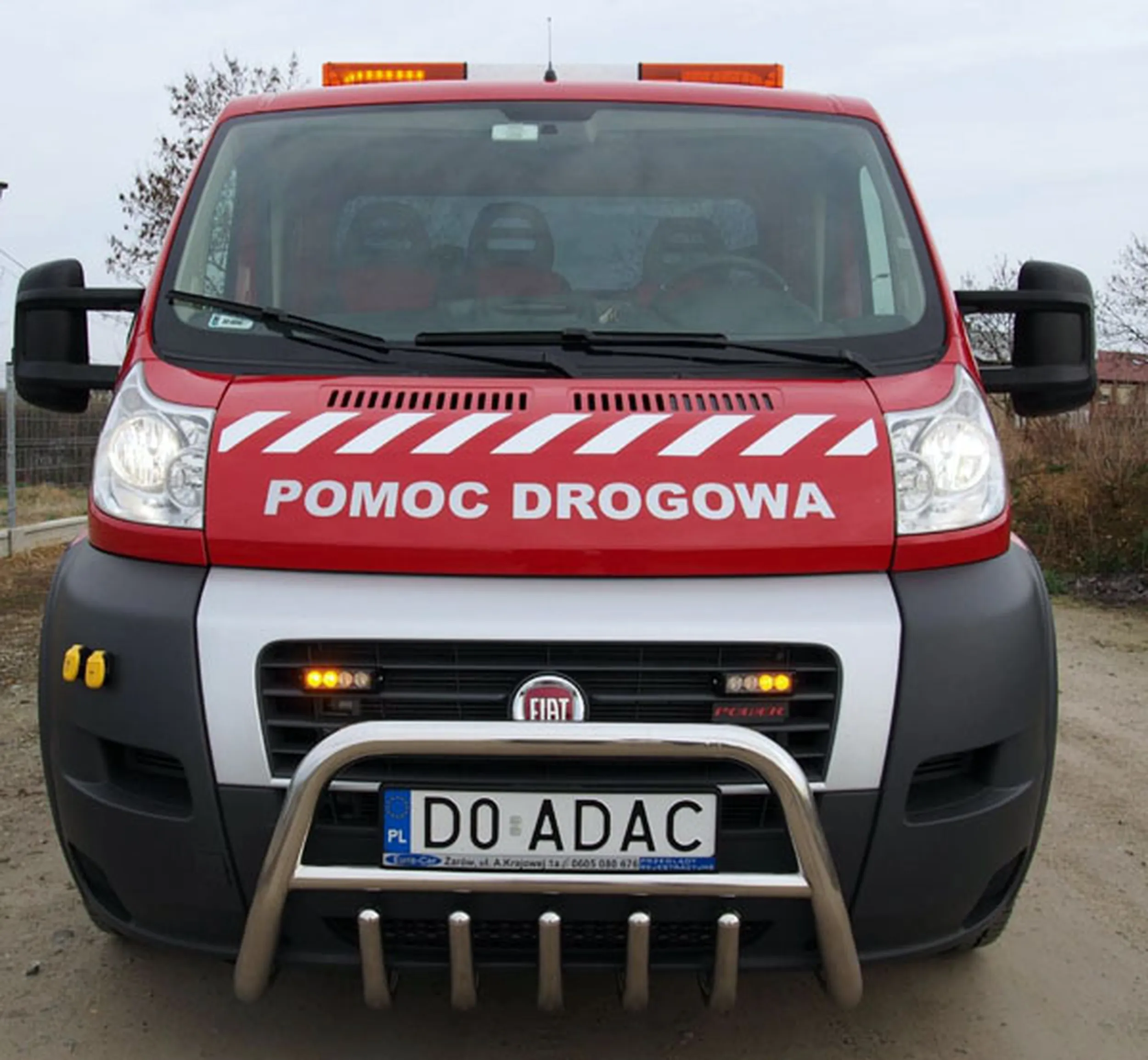 Fajny numer, blacha D0 ADAC