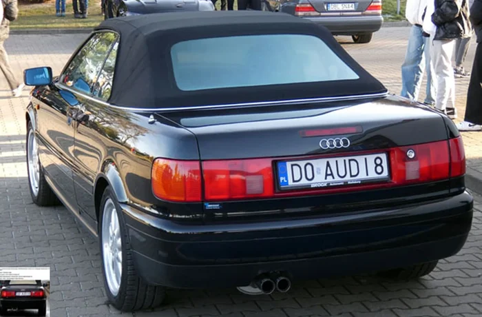 Fajny numer, blacha D0 AUDI8