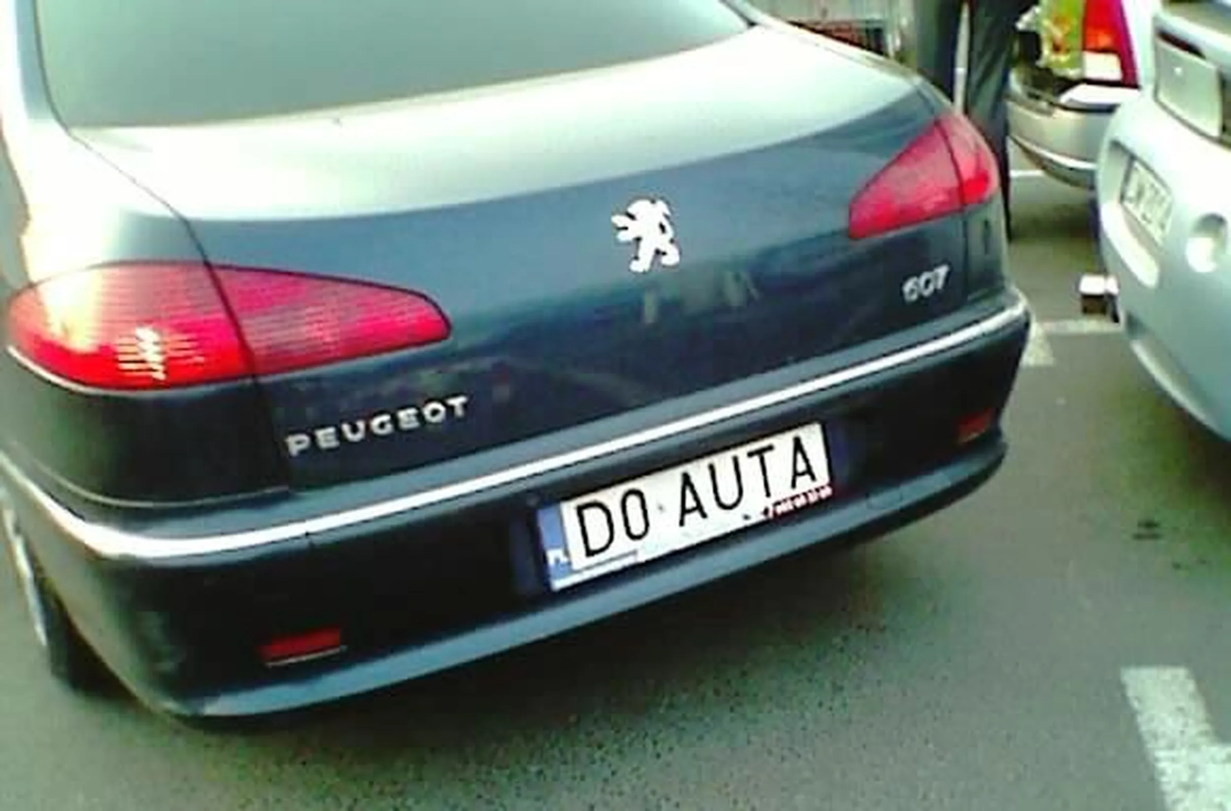 Fajny numer, blacha D0 AUTA