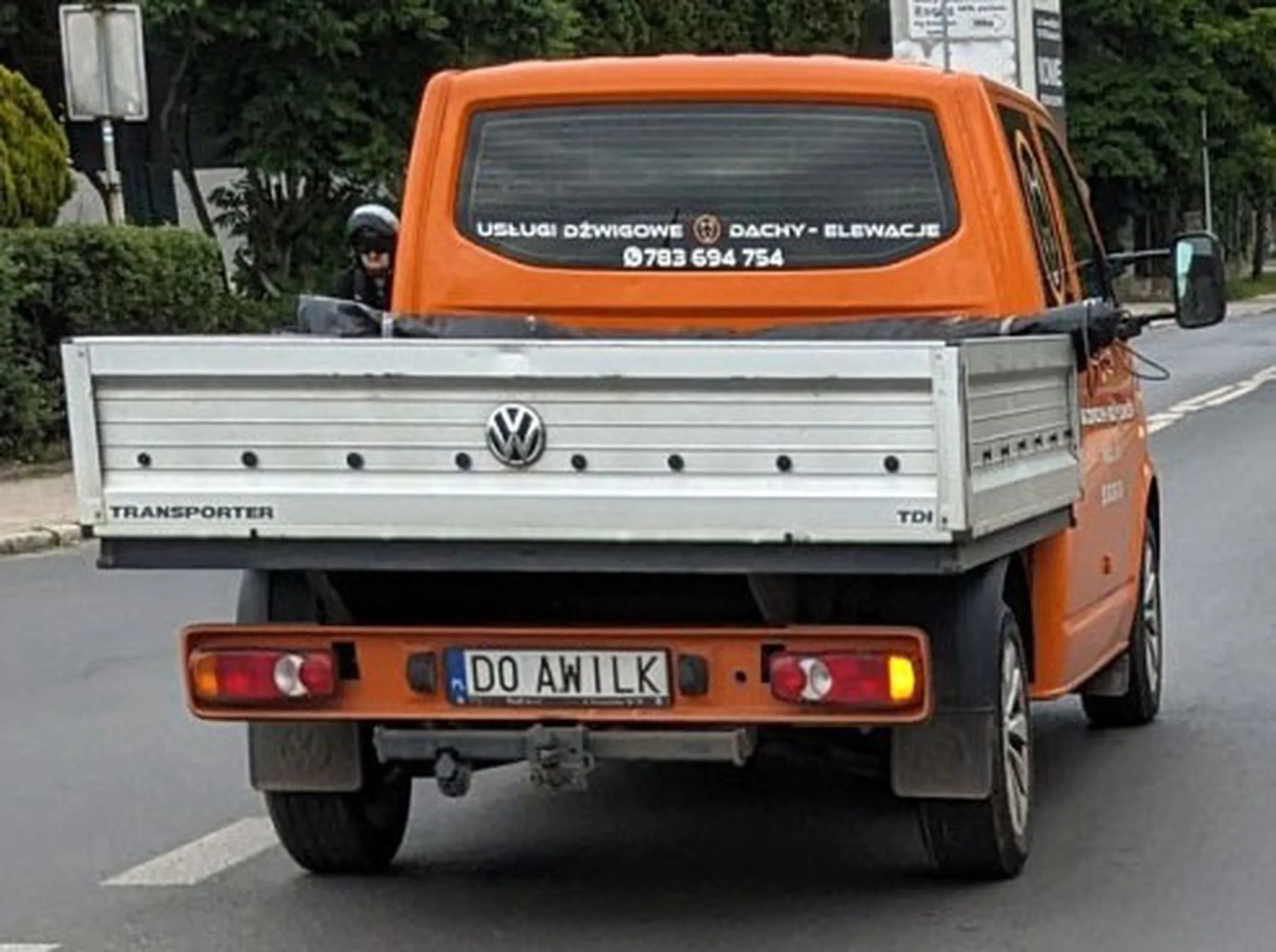 Fajny numer, blacha D0 AWILK