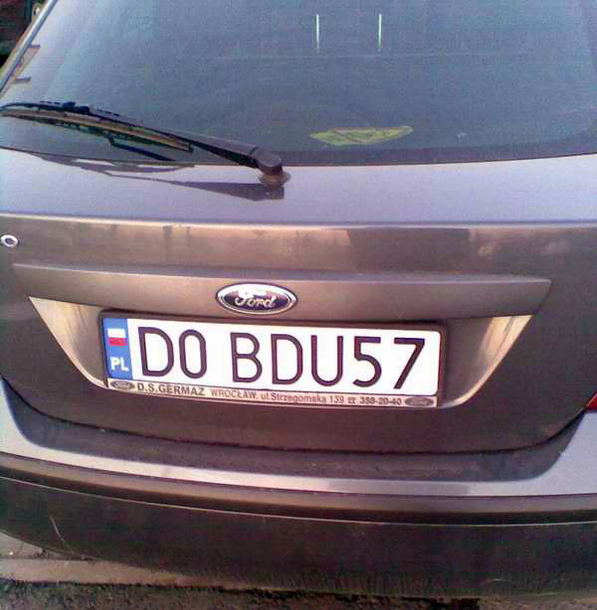 Fajny numer, blacha D0 BDU57