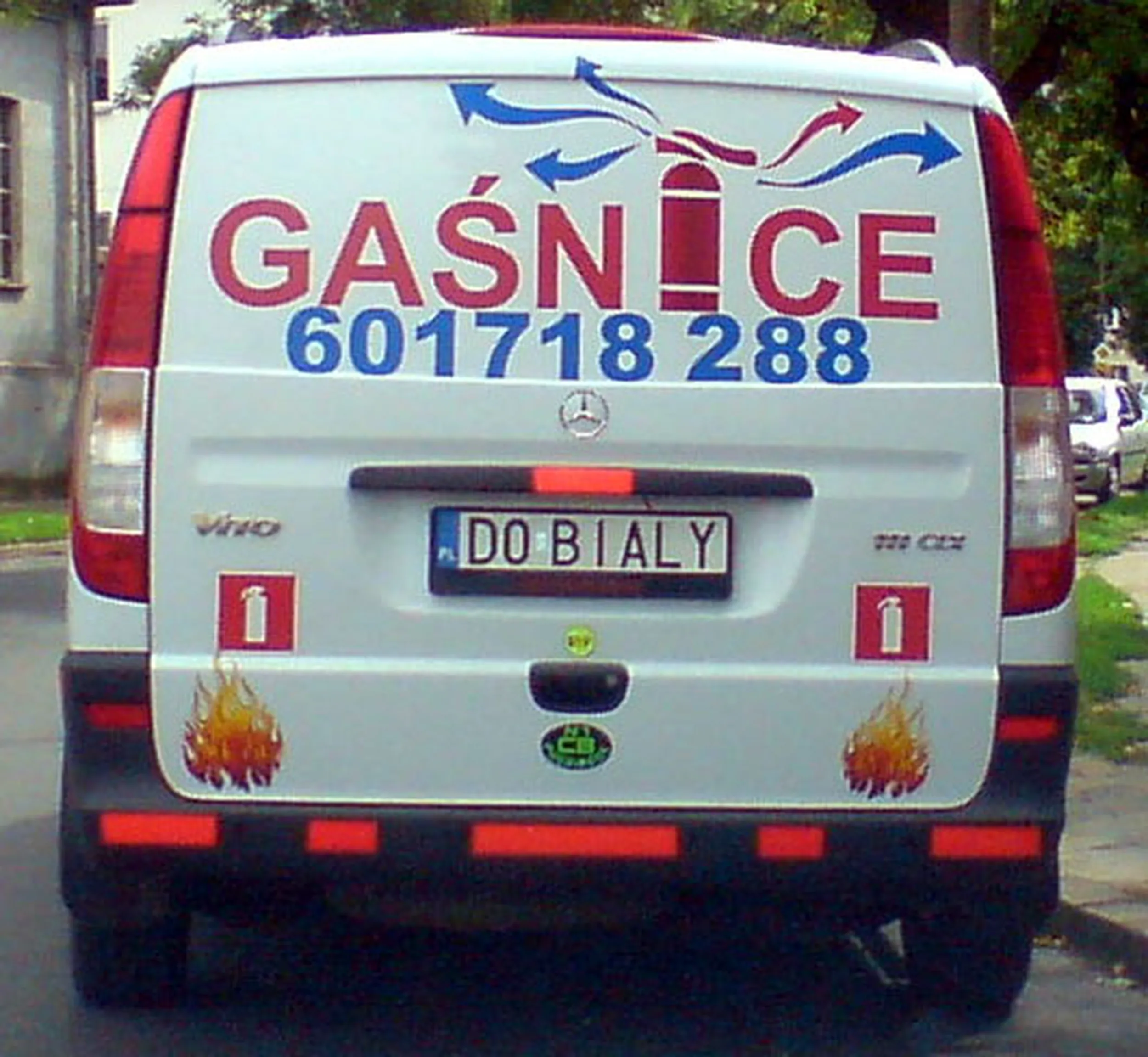 Fajny numer, blacha D0 BIALY