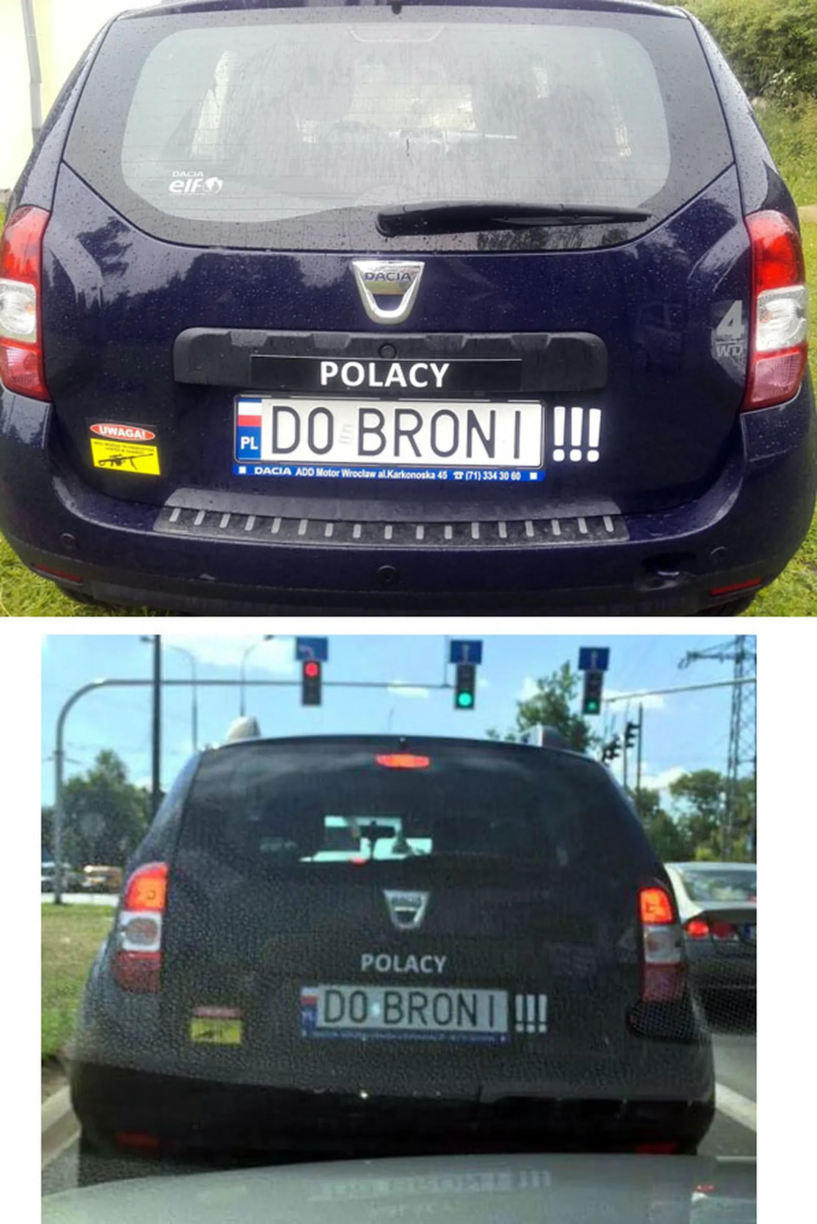 Fajny numer, blacha D0 BRONI