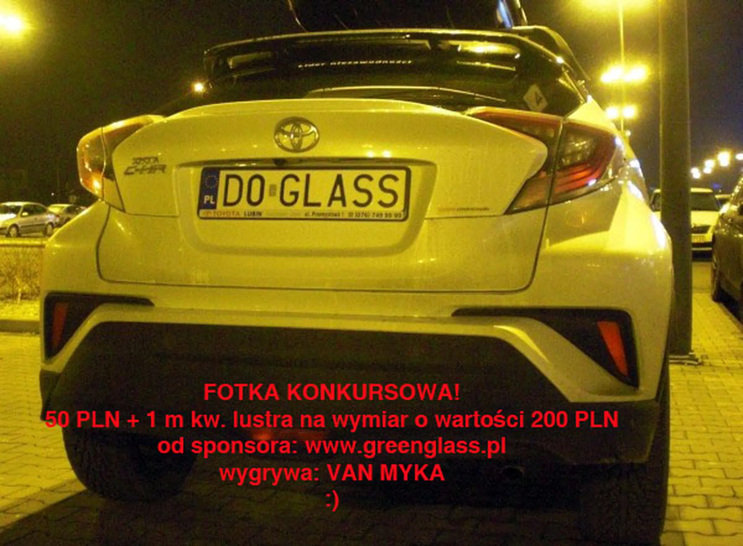 Fajny numer, blacha D0 GLASS