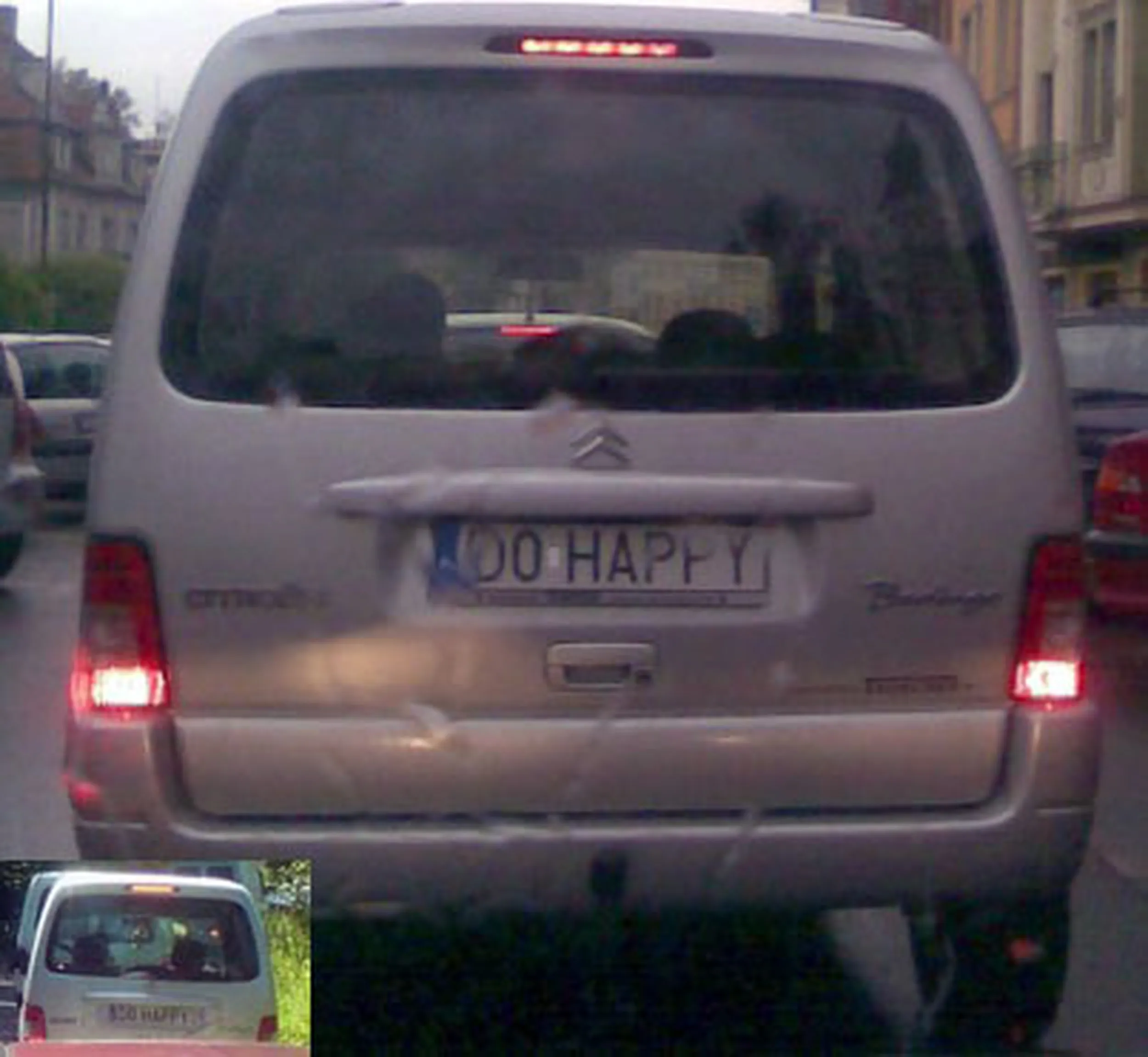 Fajny numer, blacha D0 HAPPY