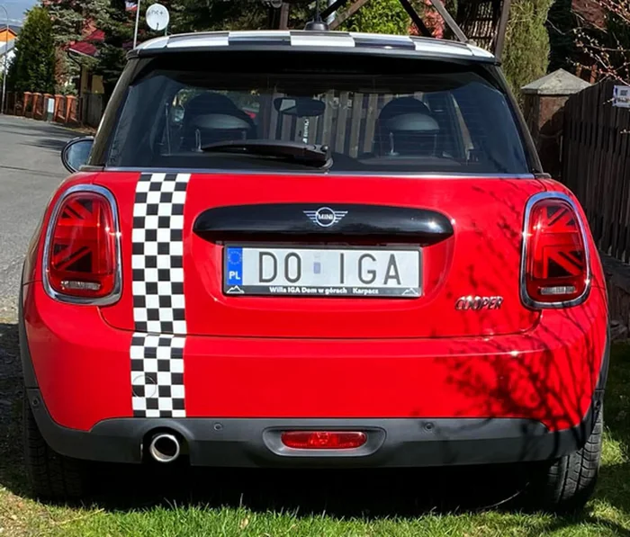 Fajny numer, blacha D0 IGA