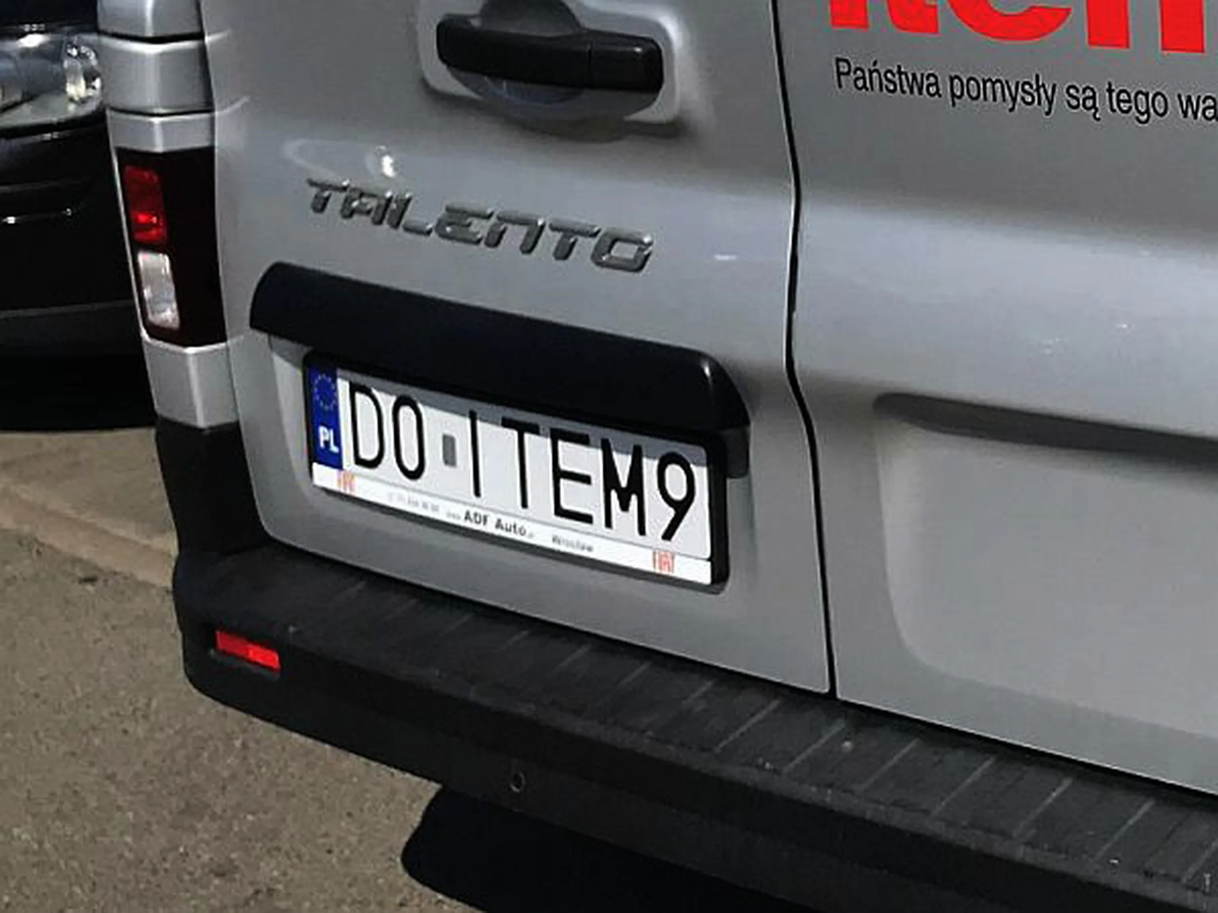 Fajny numer, blacha D0 ITEM9