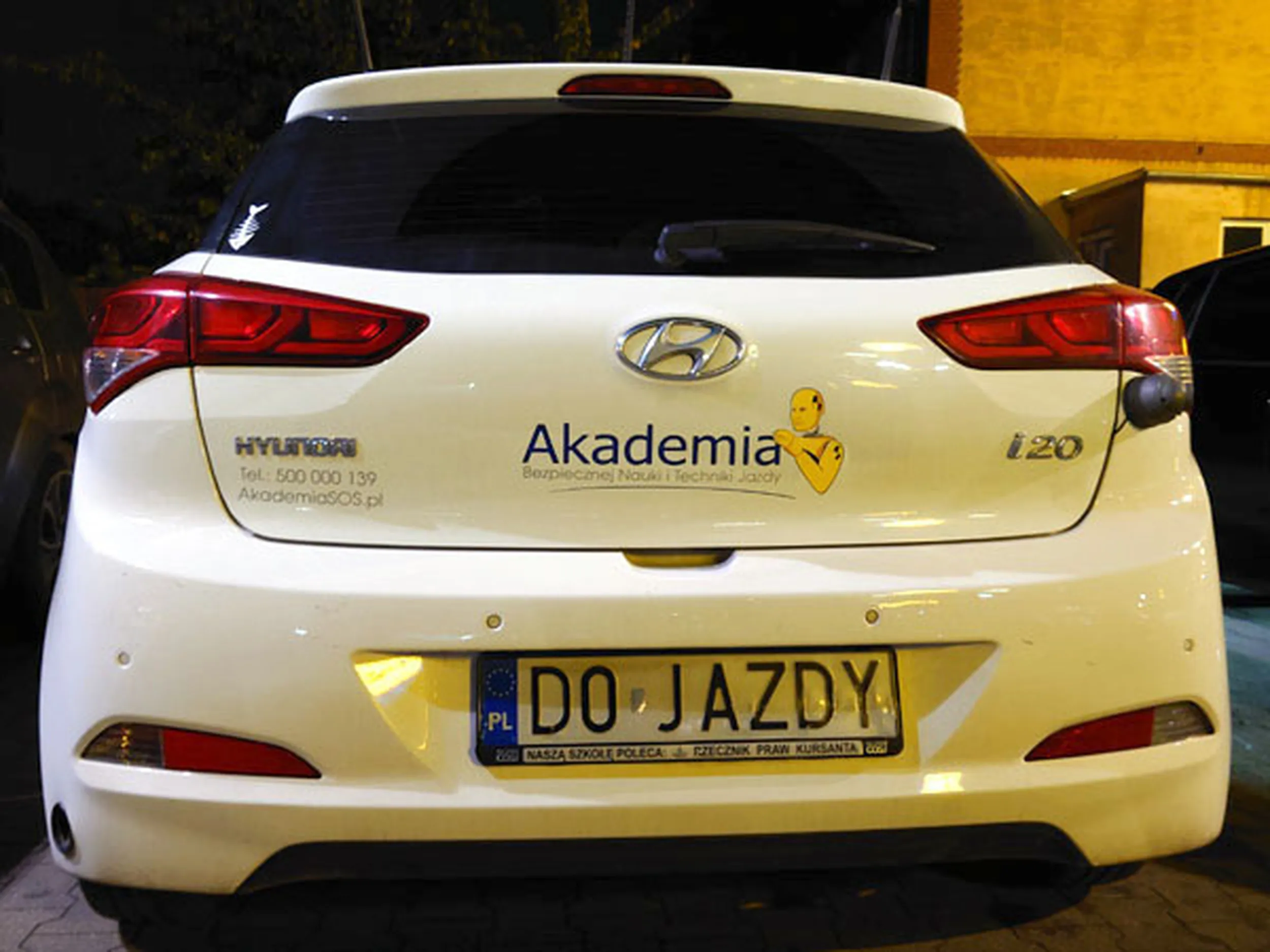 Fajny numer, blacha D0 JAZDY