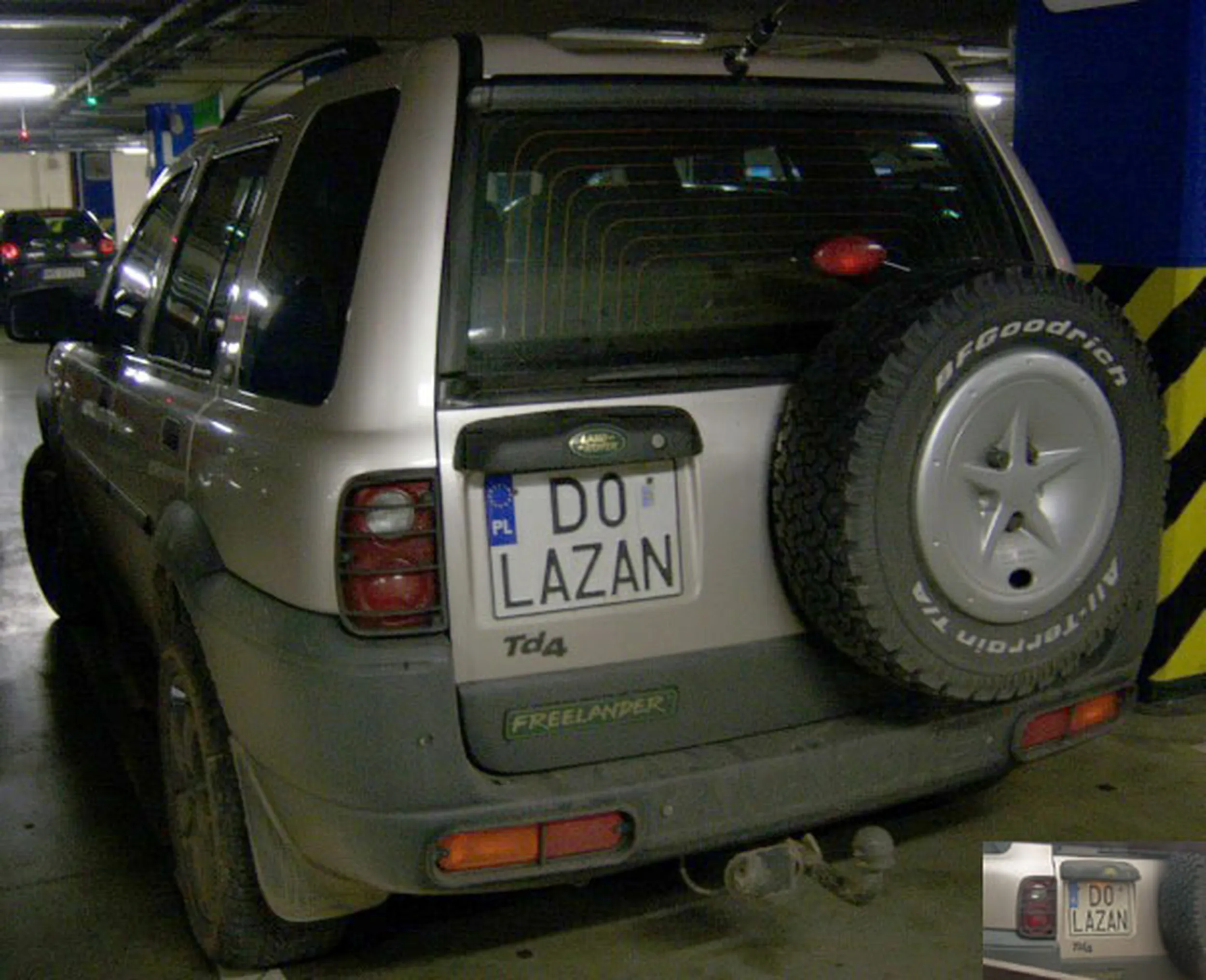 Fajny numer, blacha D0 LAZAN