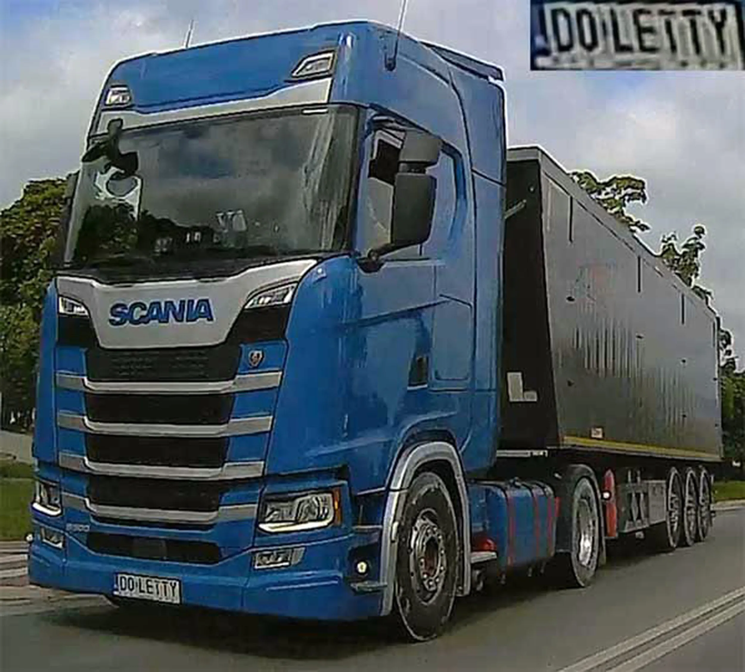 Fajny numer, blacha D0 LETTY