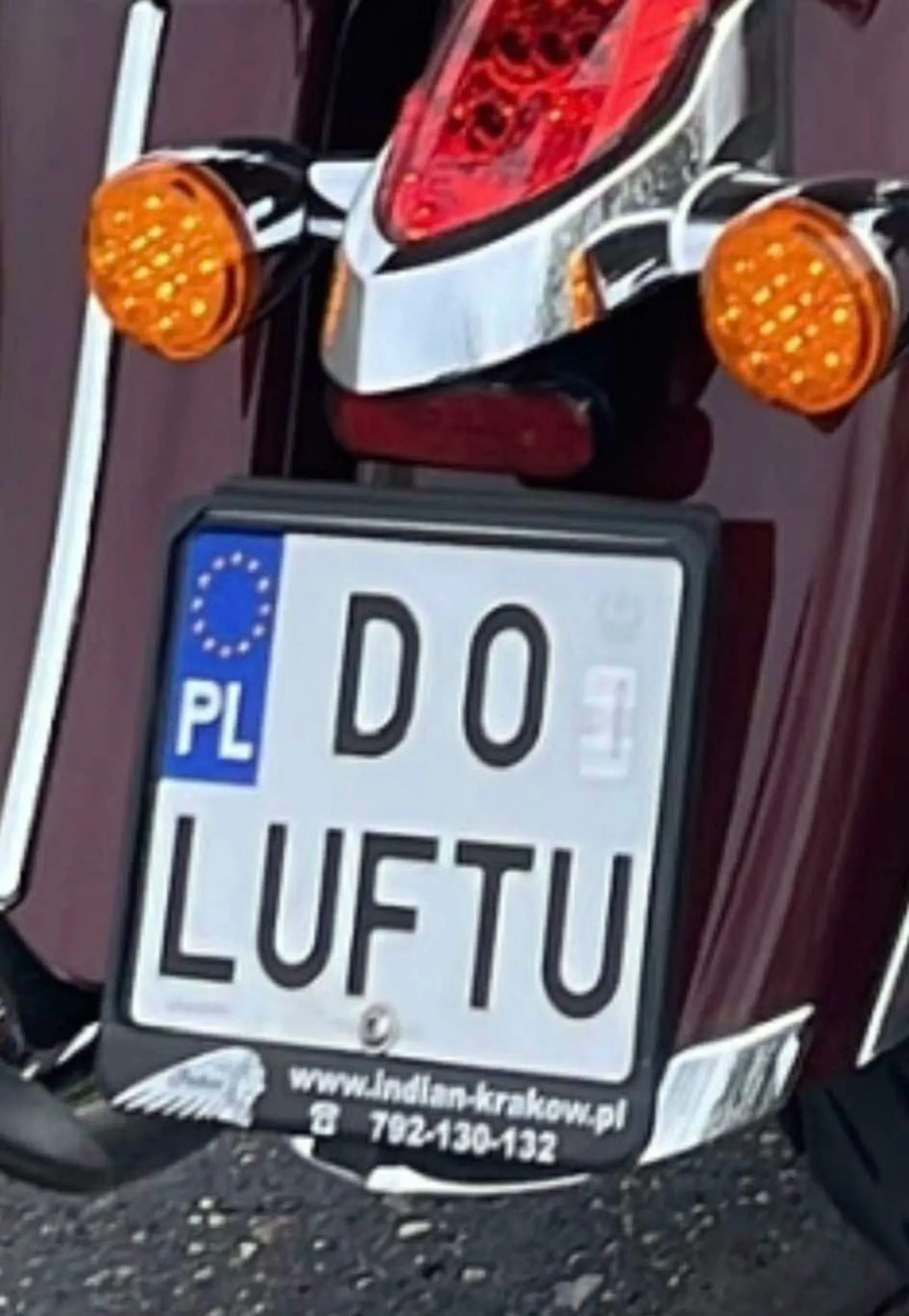 Fajny numer, blacha D0 LUFTU