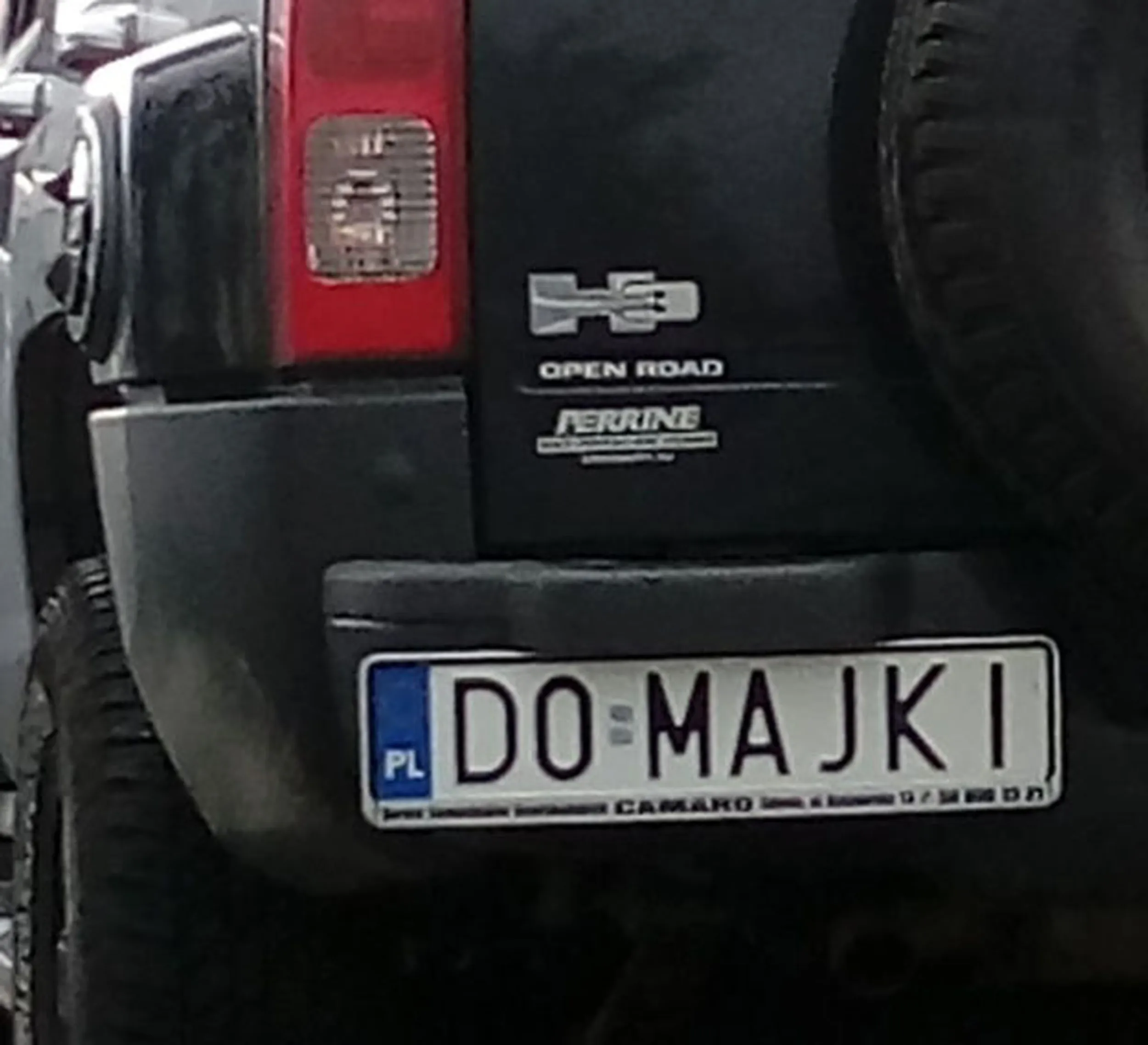 Fajny numer, blacha D0 MAJKI
