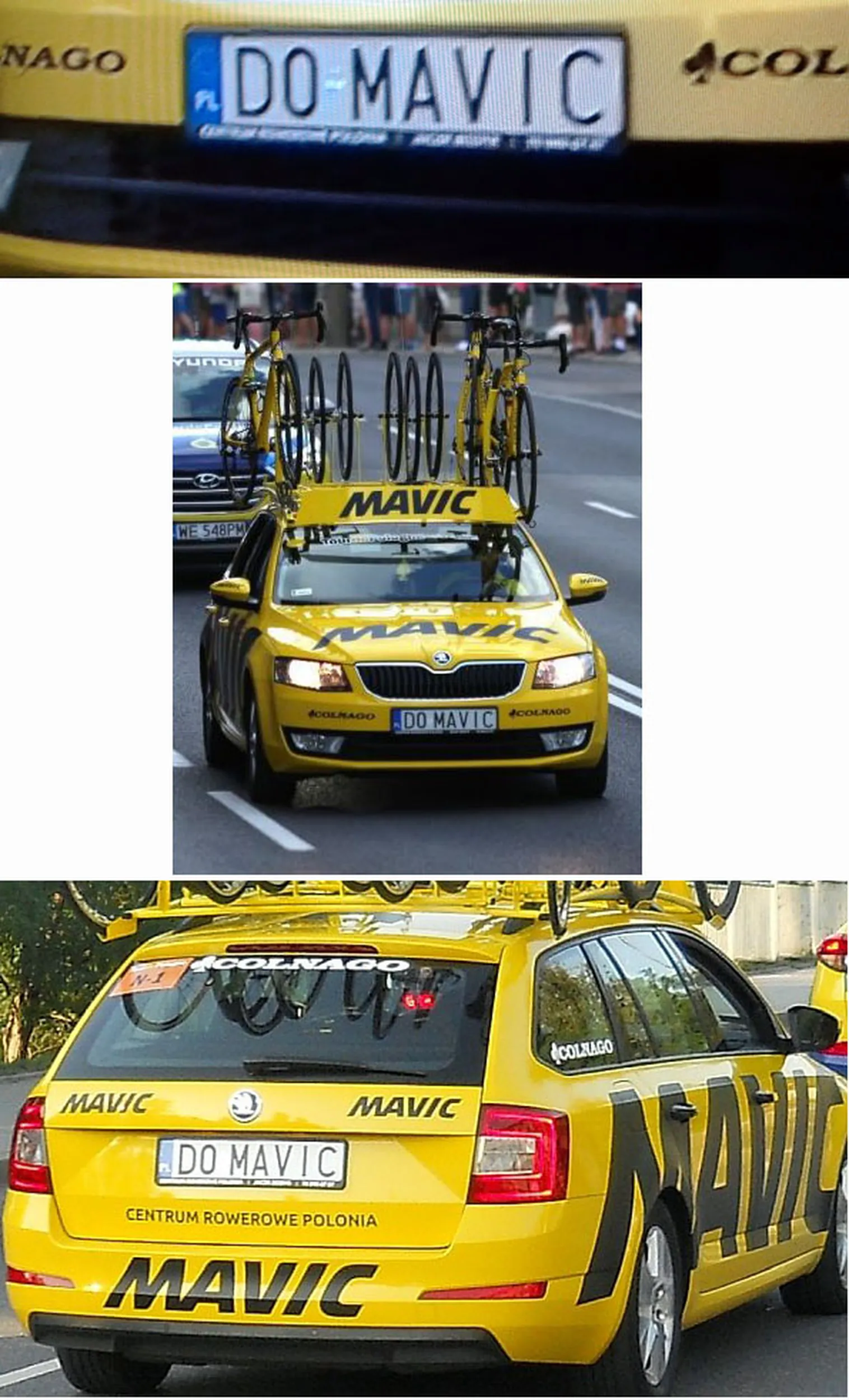 Fajny numer, blacha D0 MAVIC