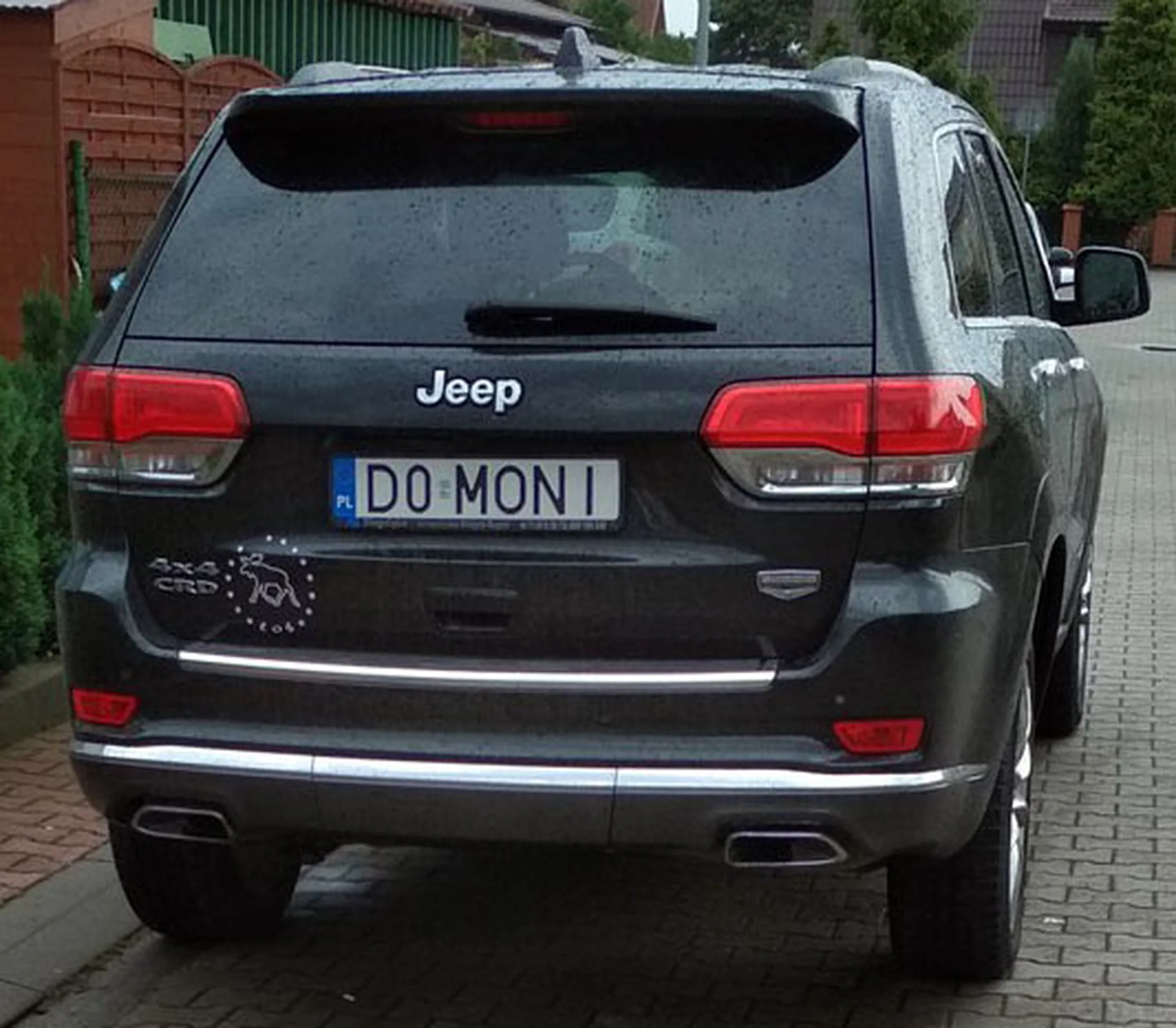 Fajny numer, blacha D0 MONI