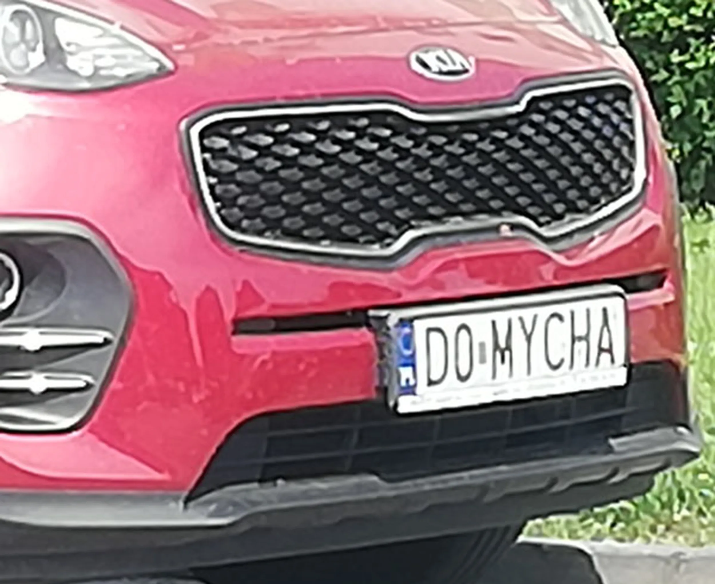 Fajny numer, blacha D0 MYCHA
