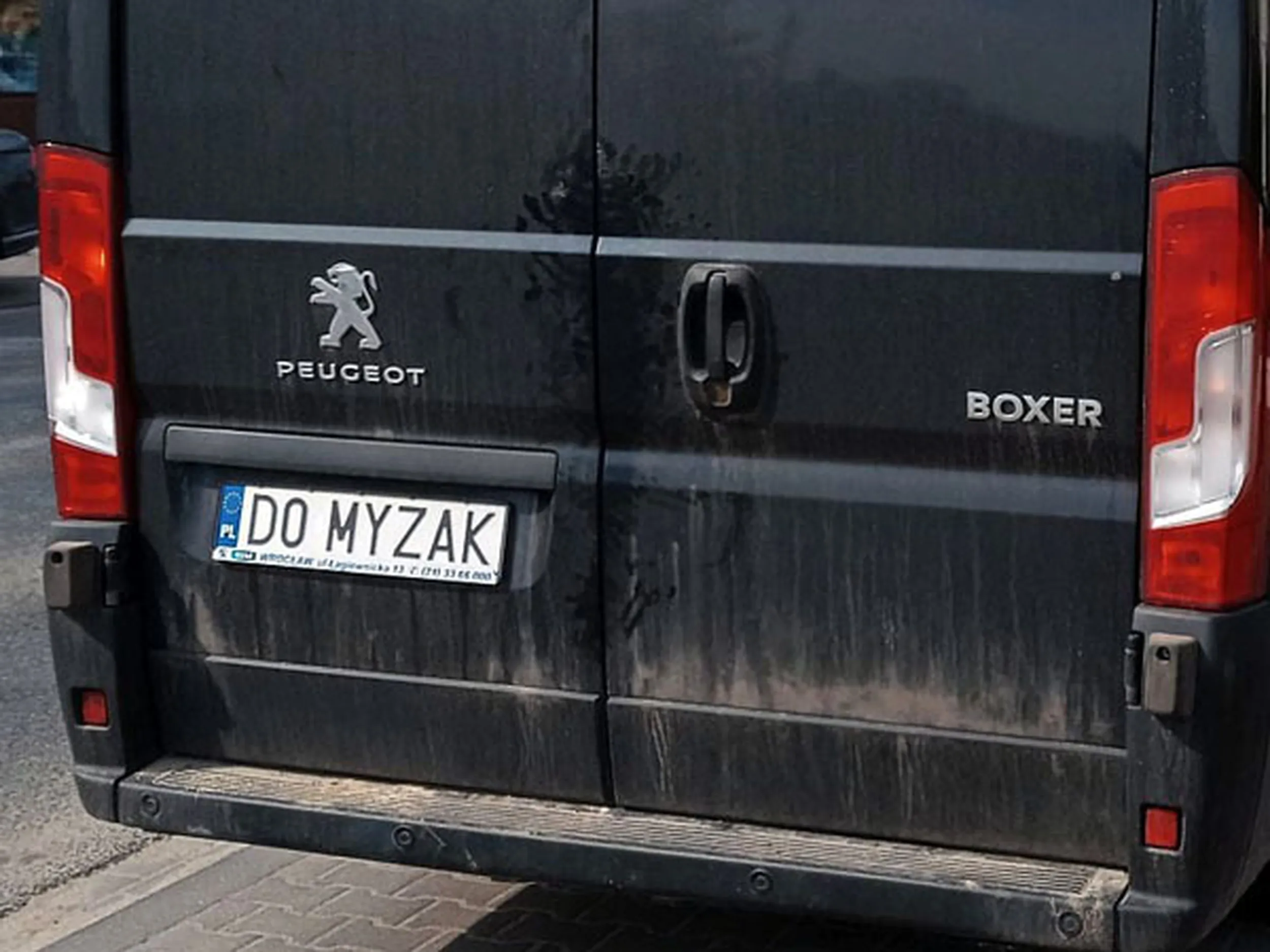 Fajny numer, blacha D0 MYZAK