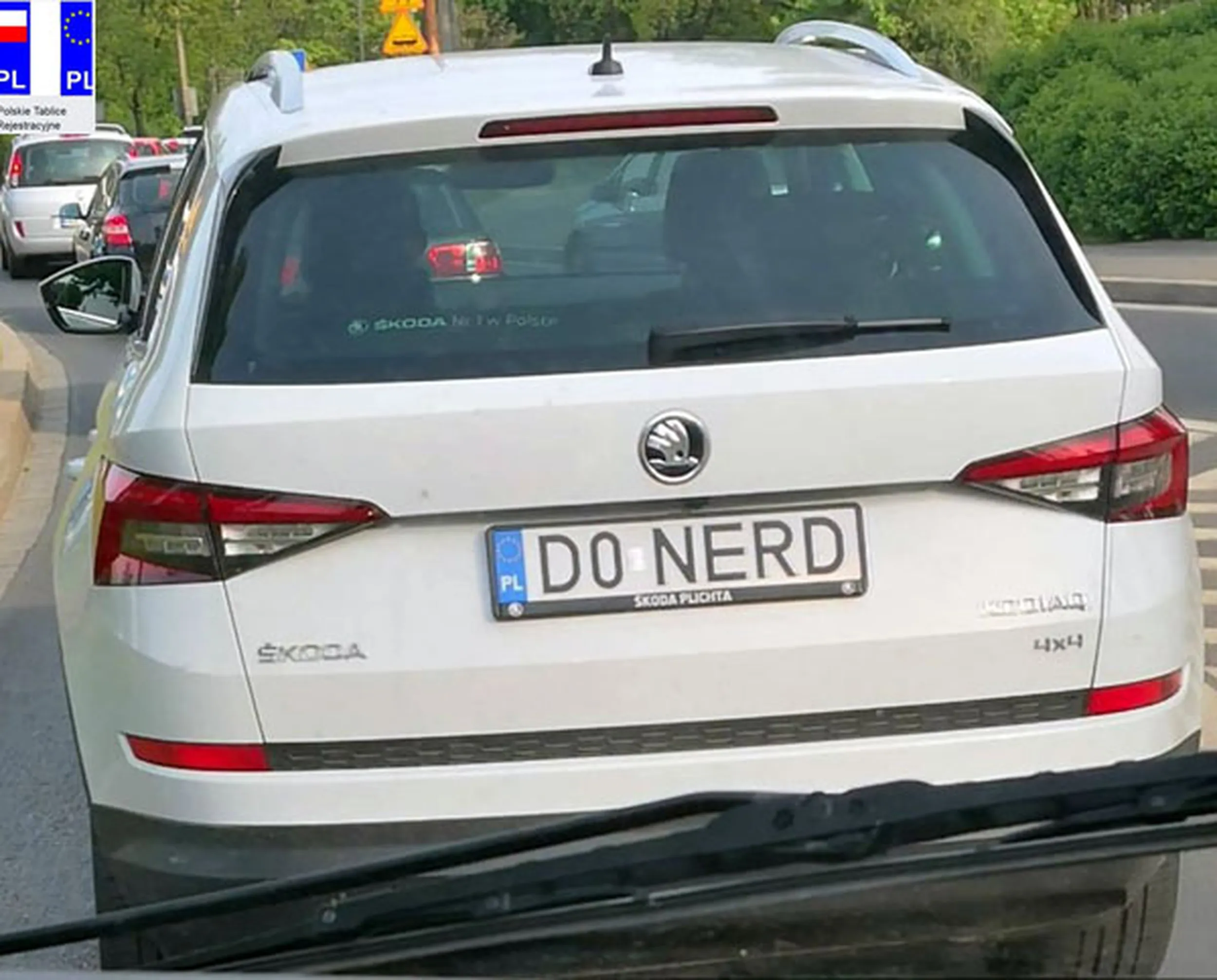 Fajny numer, blacha D0 NERD