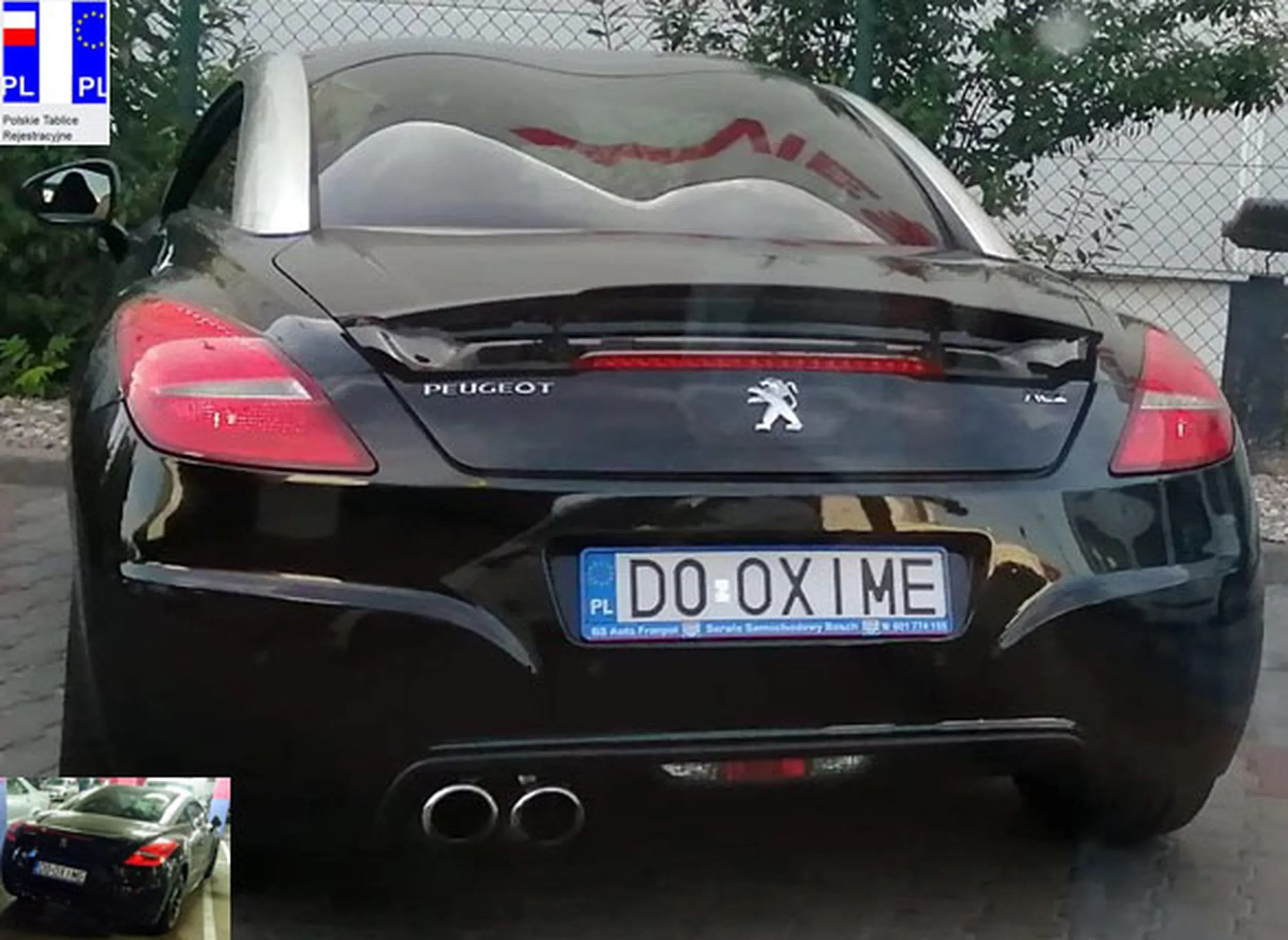 Fajny numer, blacha D0 OXIME