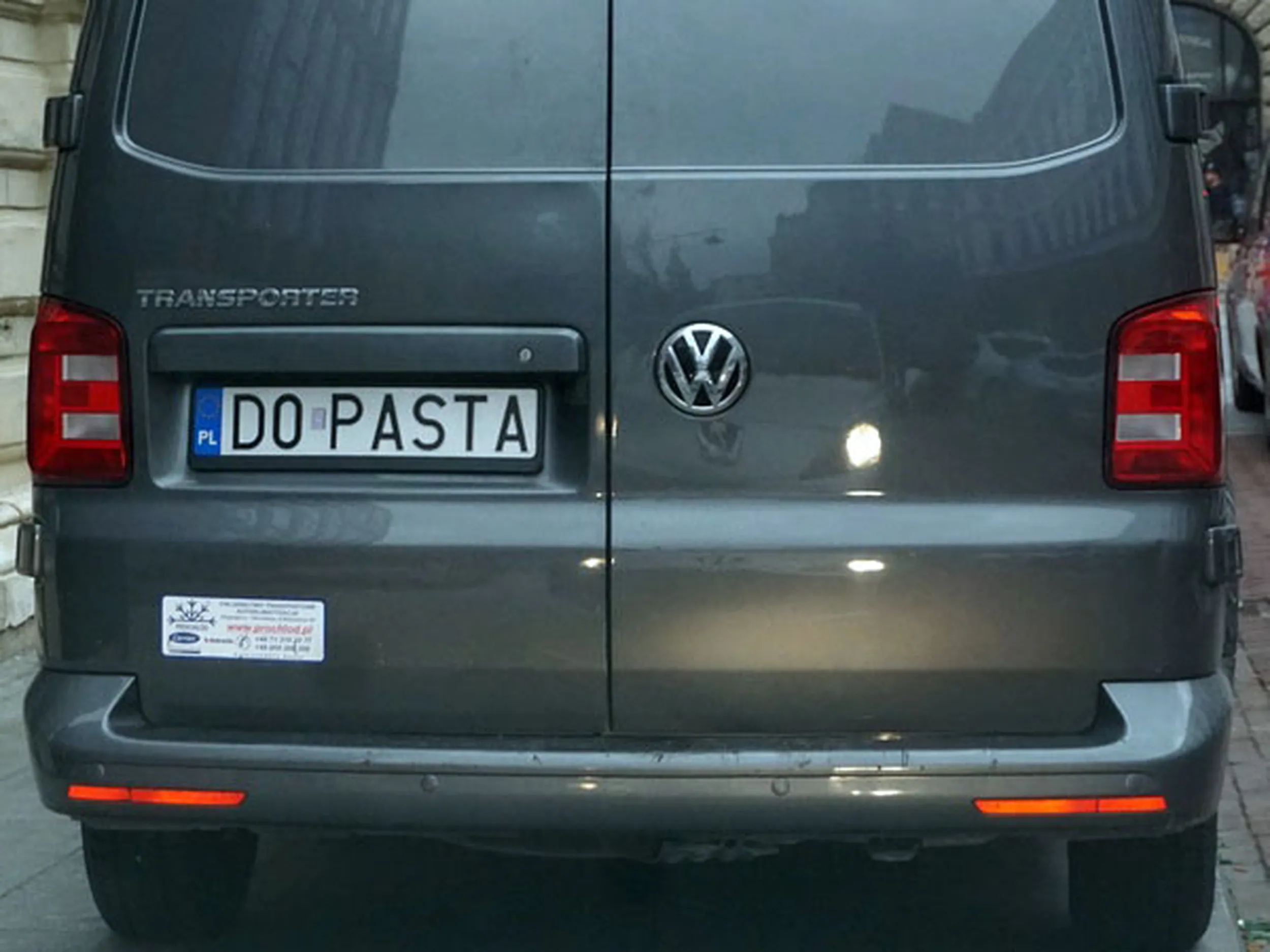 Fajny numer, blacha D0 PASTA