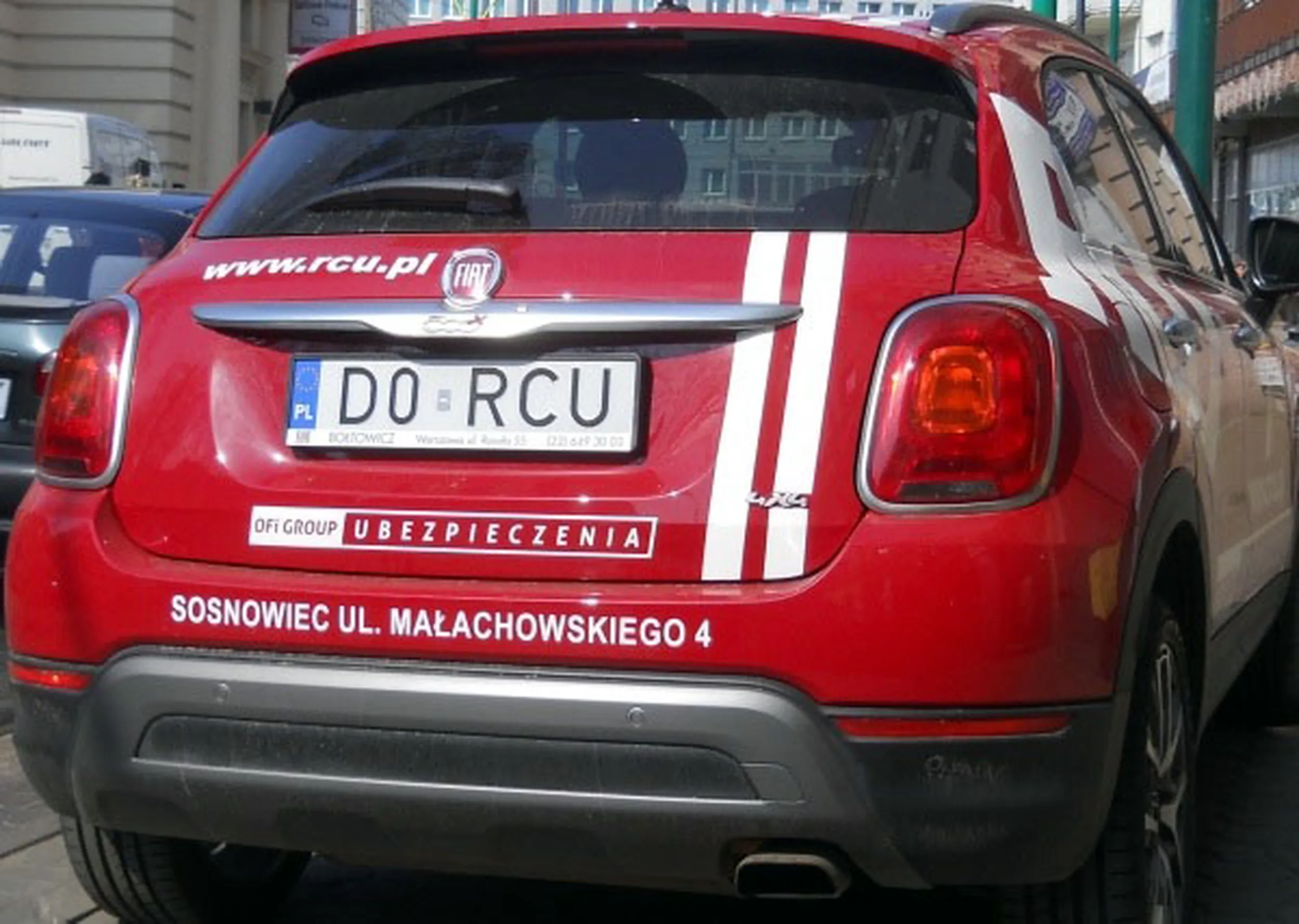 Fajny numer, blacha D0 RCU