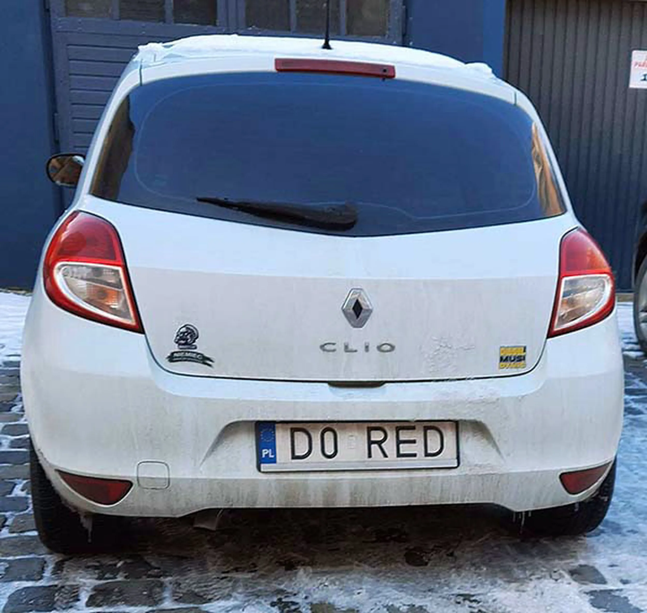 Fajny numer, blacha D0 RED